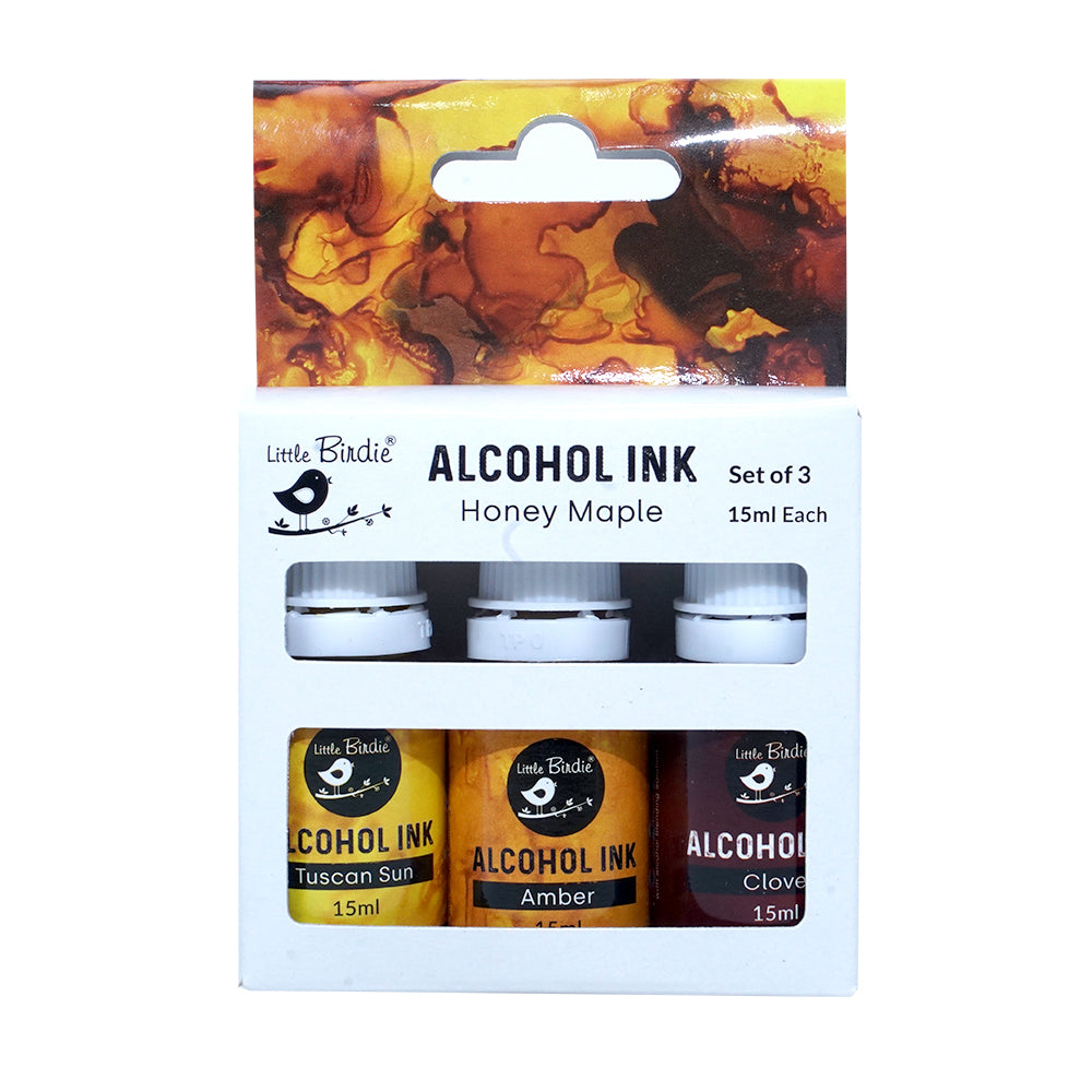 Alcohol Ink Honey Maple 15Ml 3Pc Pack Lb