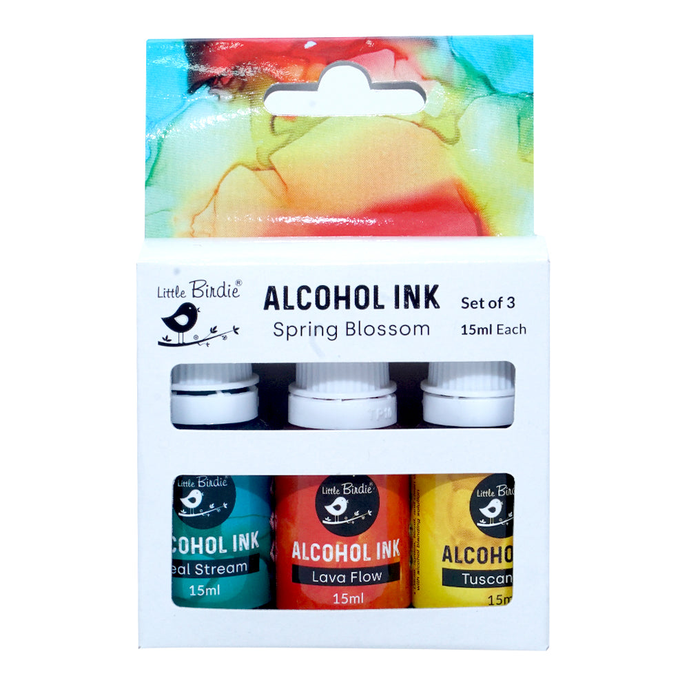 Alcohol Ink 15Ml Spring Blossom 3Pc Pack Lb