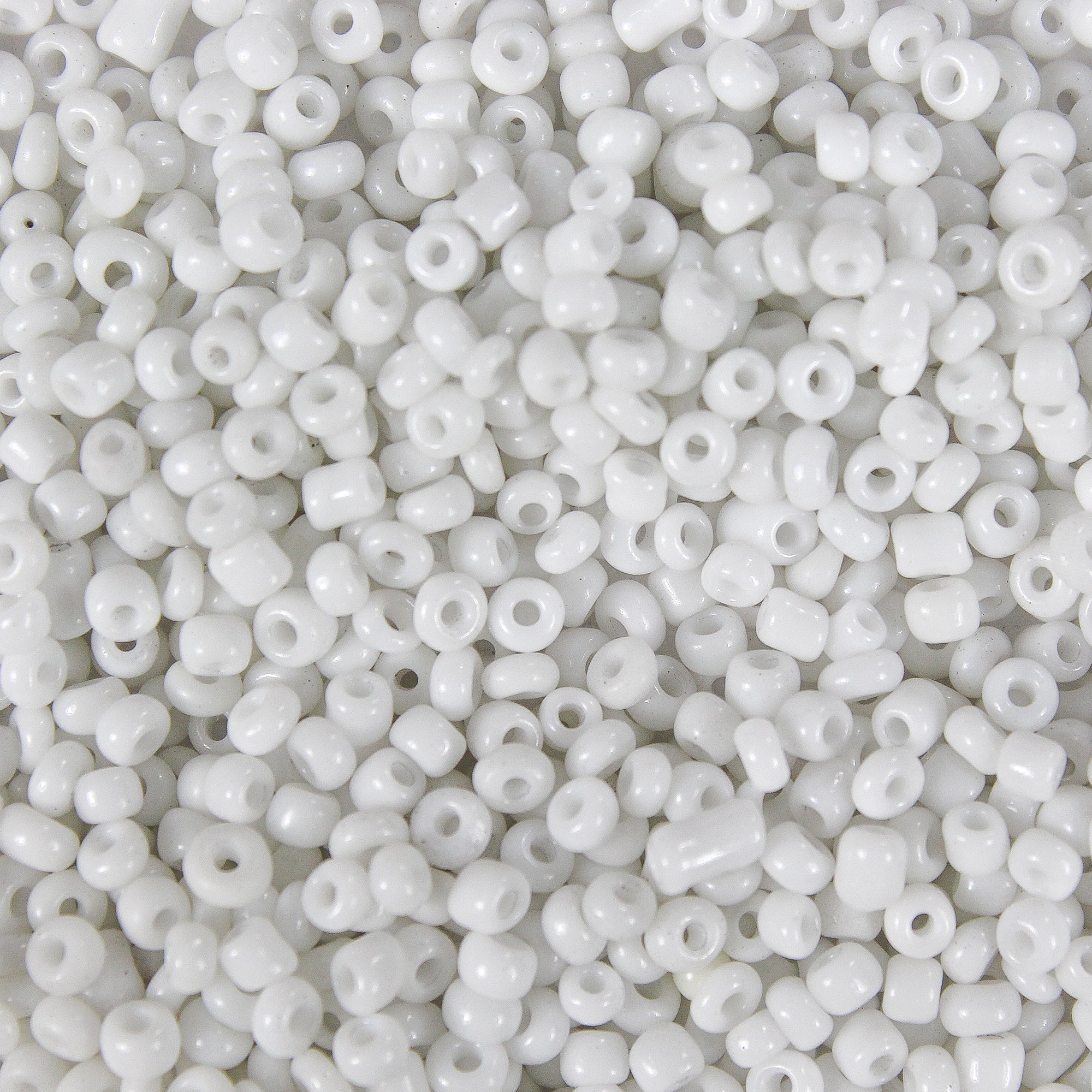 Seed Beads Opque White 30G Ib