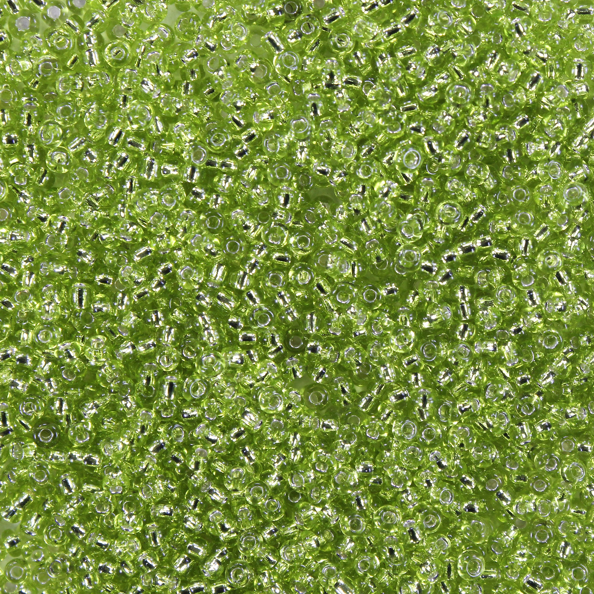 Seed Beads Transparent Green 0.5Mm 30Gm