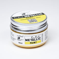 Tinted Metallic Paint Golden Glaze 50Ml Bottle Lb - VC