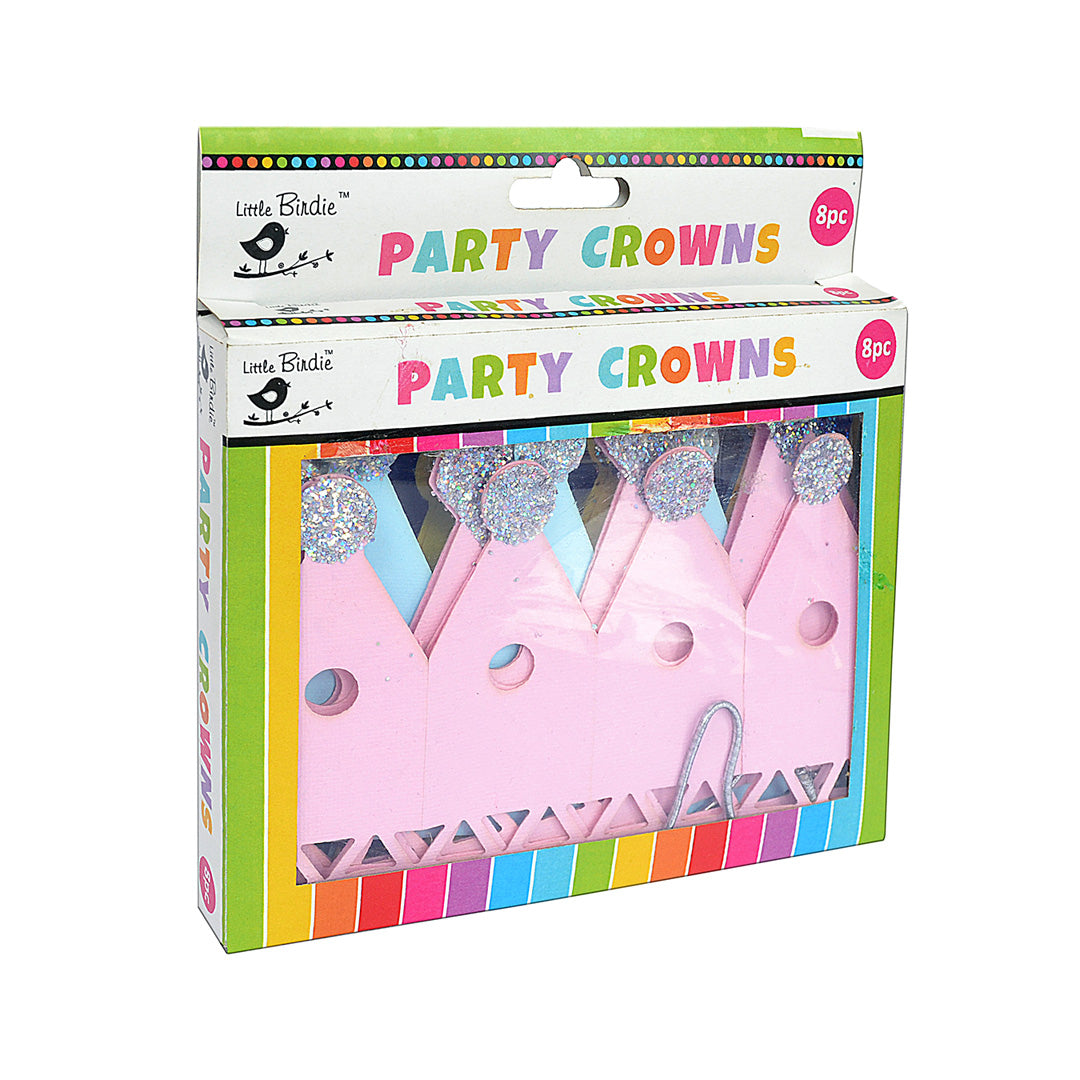 Birthday Crown Assorted Colours 8Pcs Lb