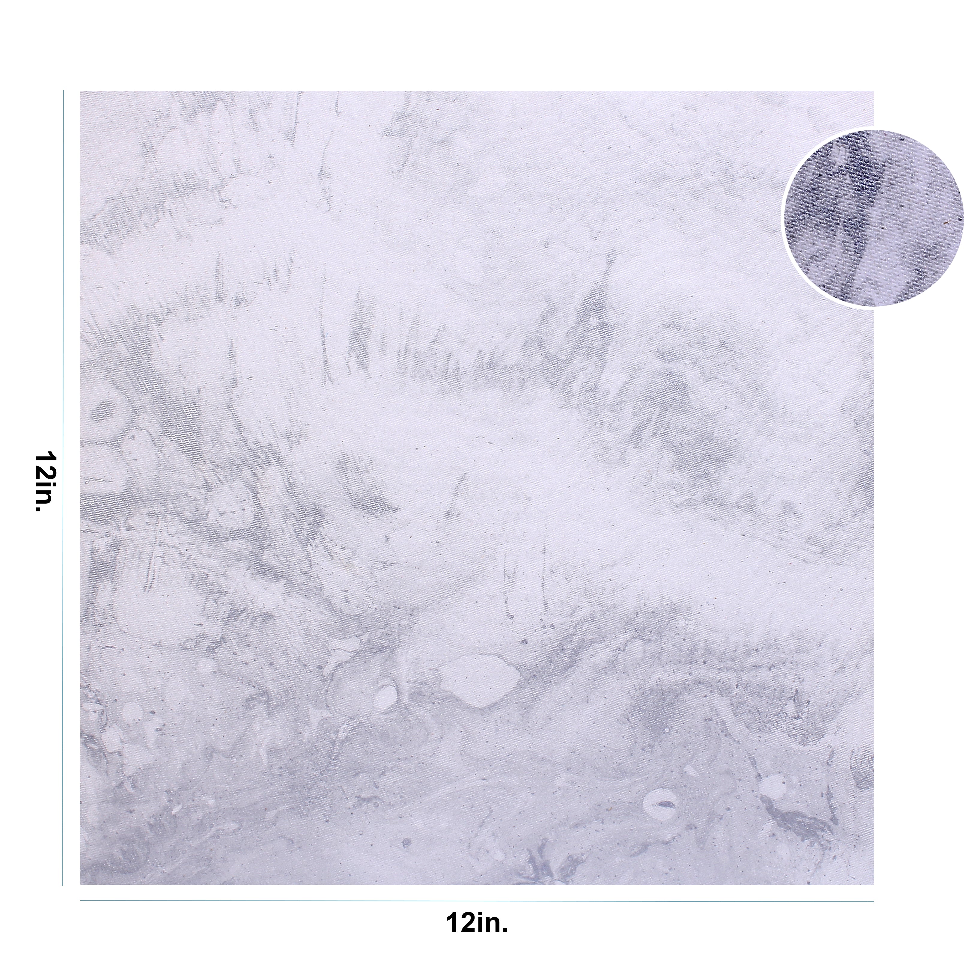 Marbled Paper Shimmery Silver 12X12 Inch 200Gsm 1Sheet Lb