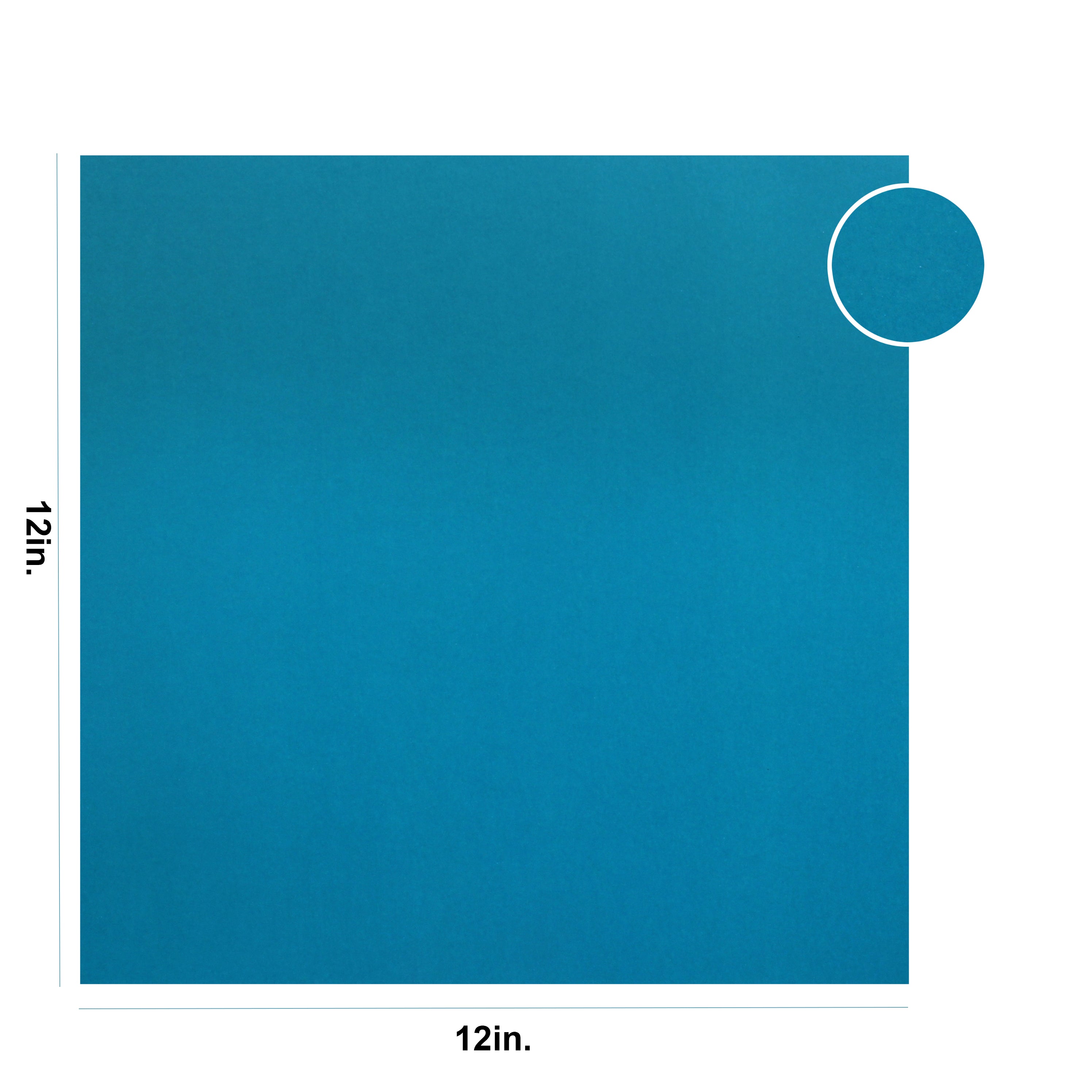 Card Stock 220Gsm 12Inch X 12Inch Turquoise 1Sheet Lb