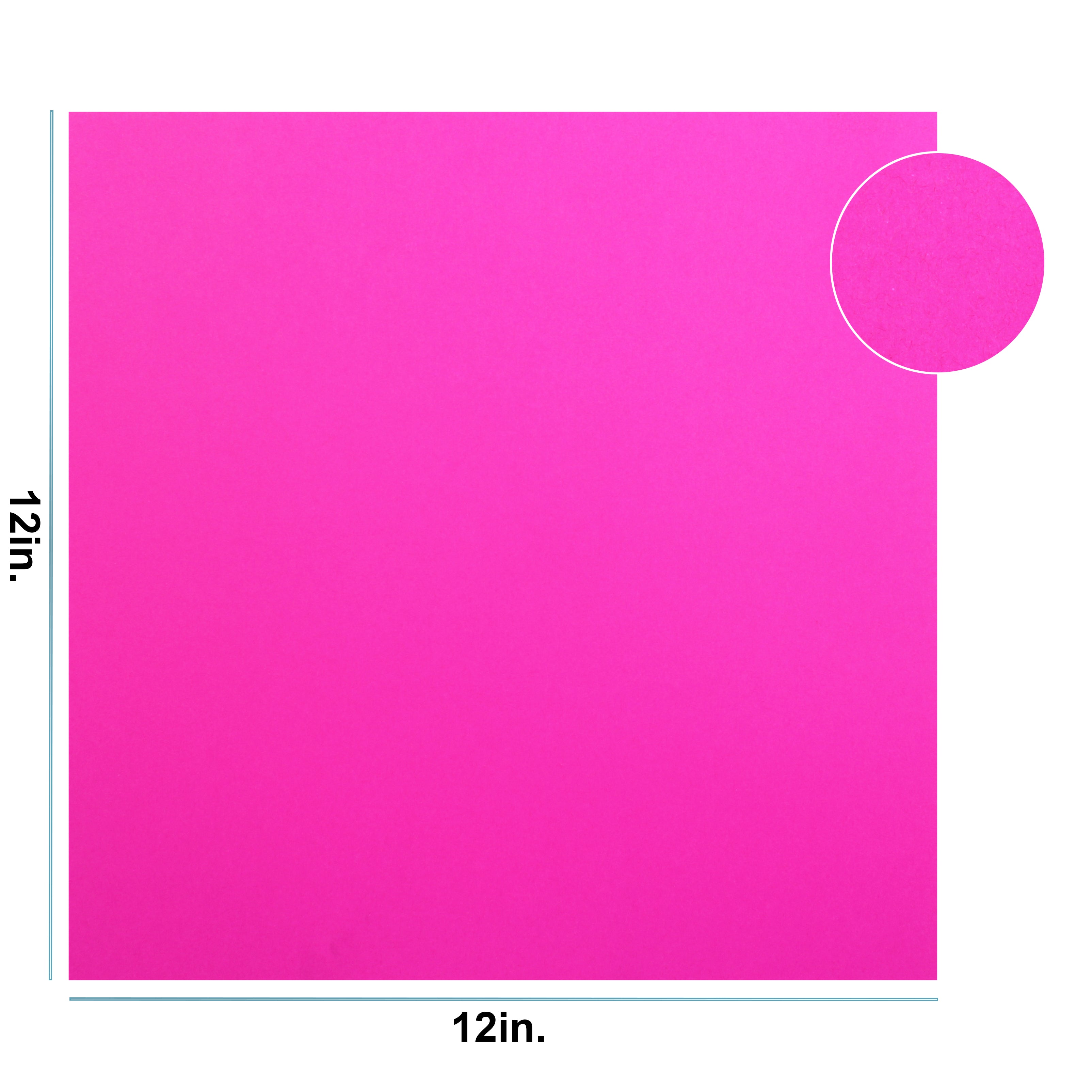 Card Stock 220Gsm 12Inch X 12Inch Lipstick Pink 1Sheet Lb