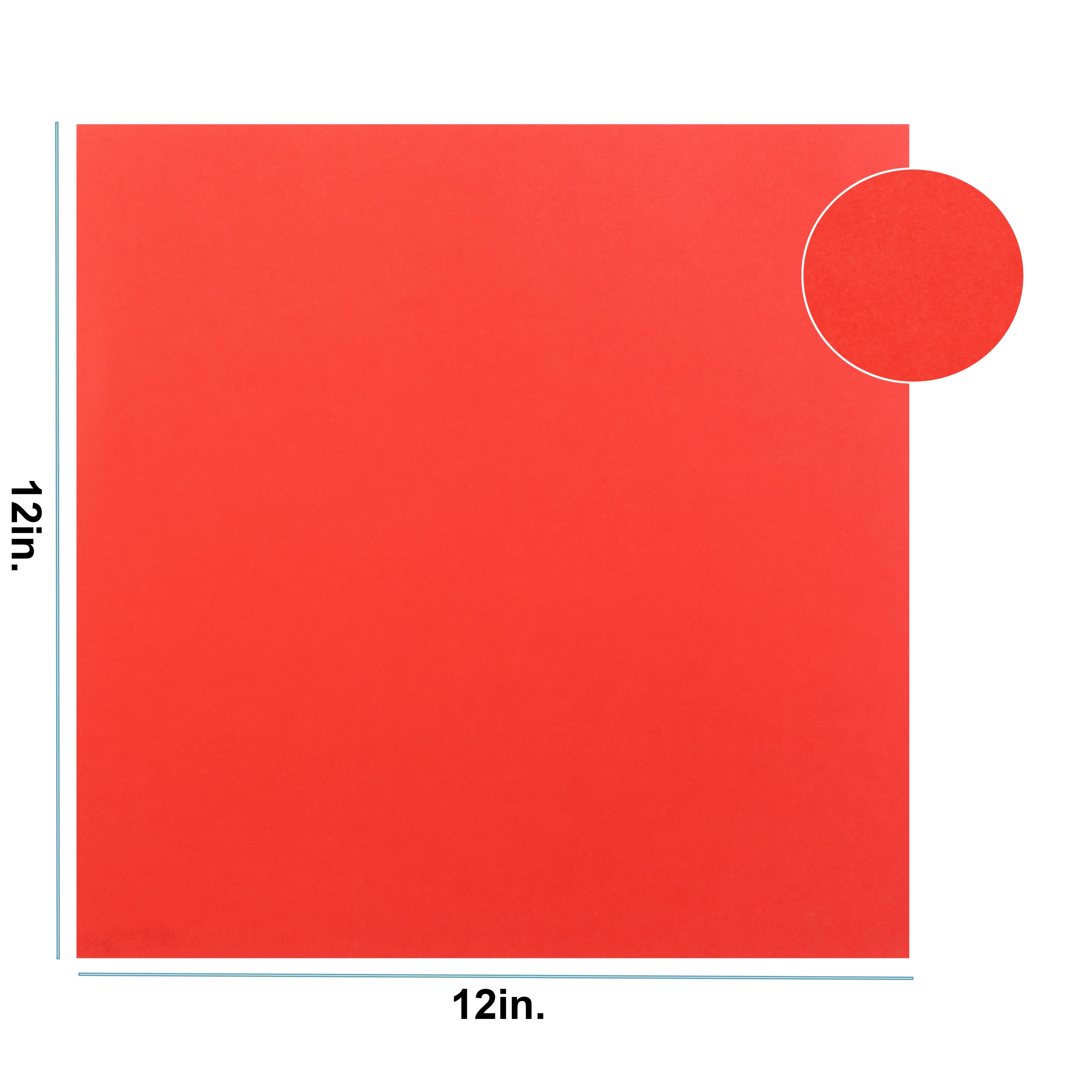 Card Stock 220Gsm 12Inch X 12Inch Cherry Red 1Sheet Lb