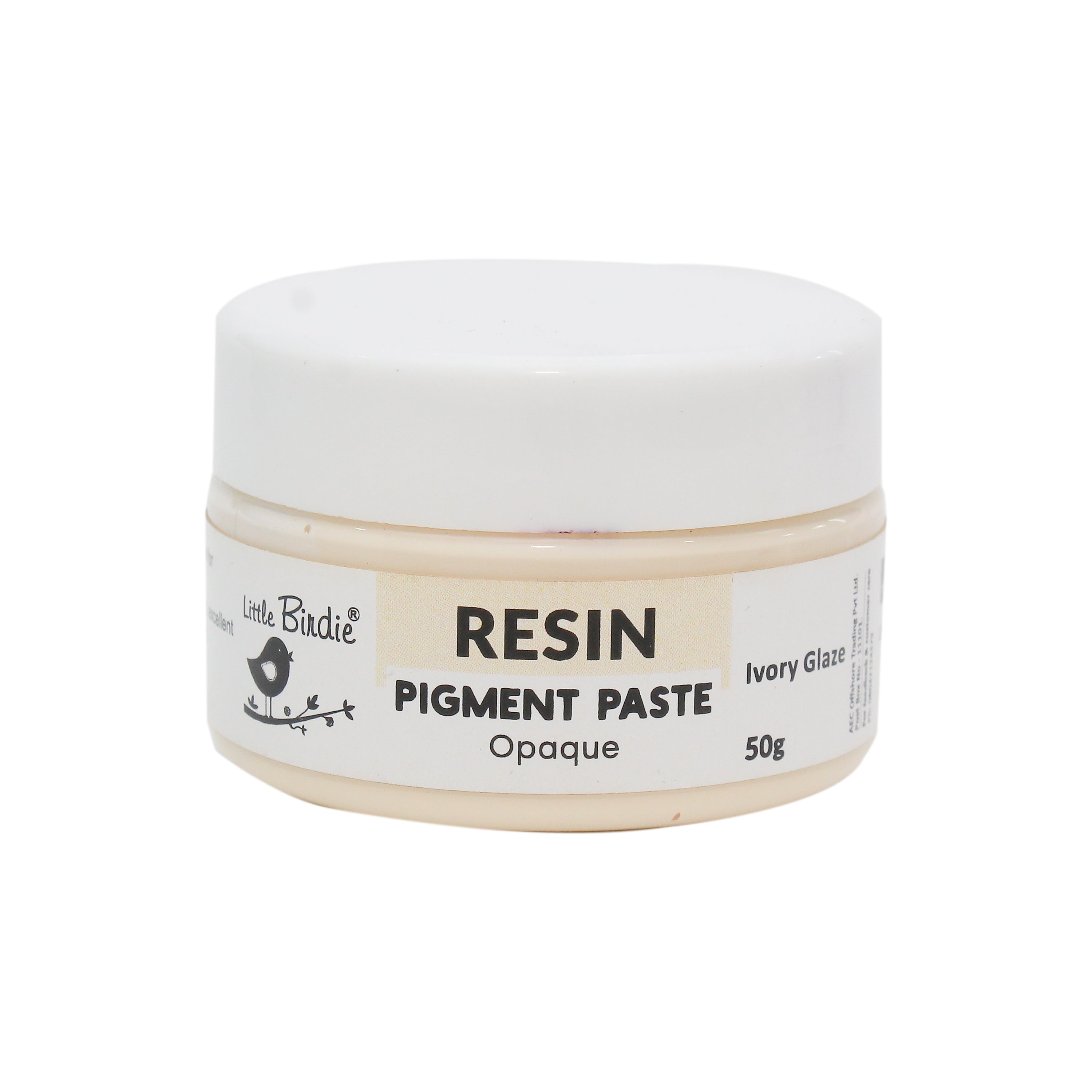 Resin Pigment Opaque Ivory Rose 50G Bottle Lb - VC