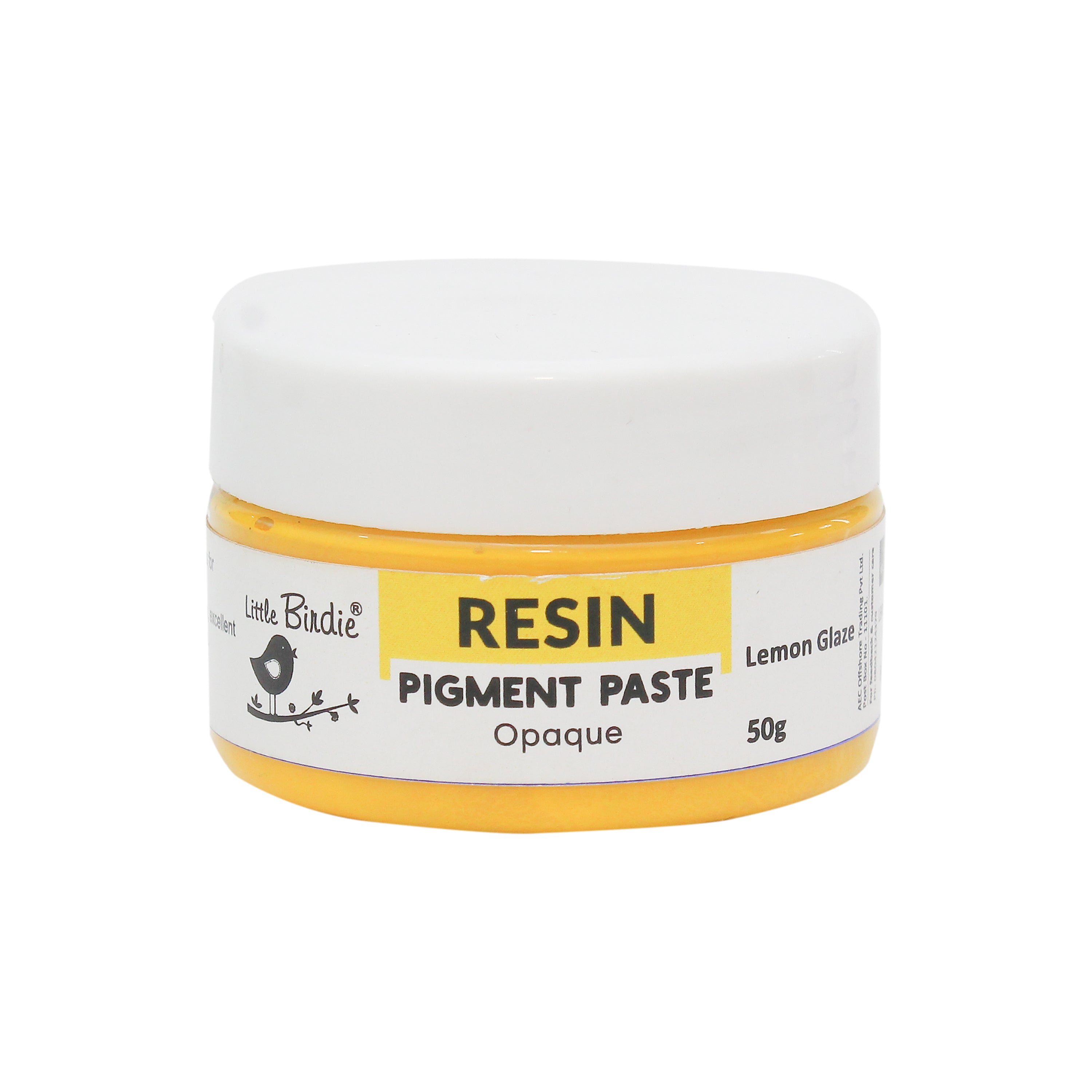 Resin Pigment Opaque Lemon Glaze 50G Bottle Lb - VC