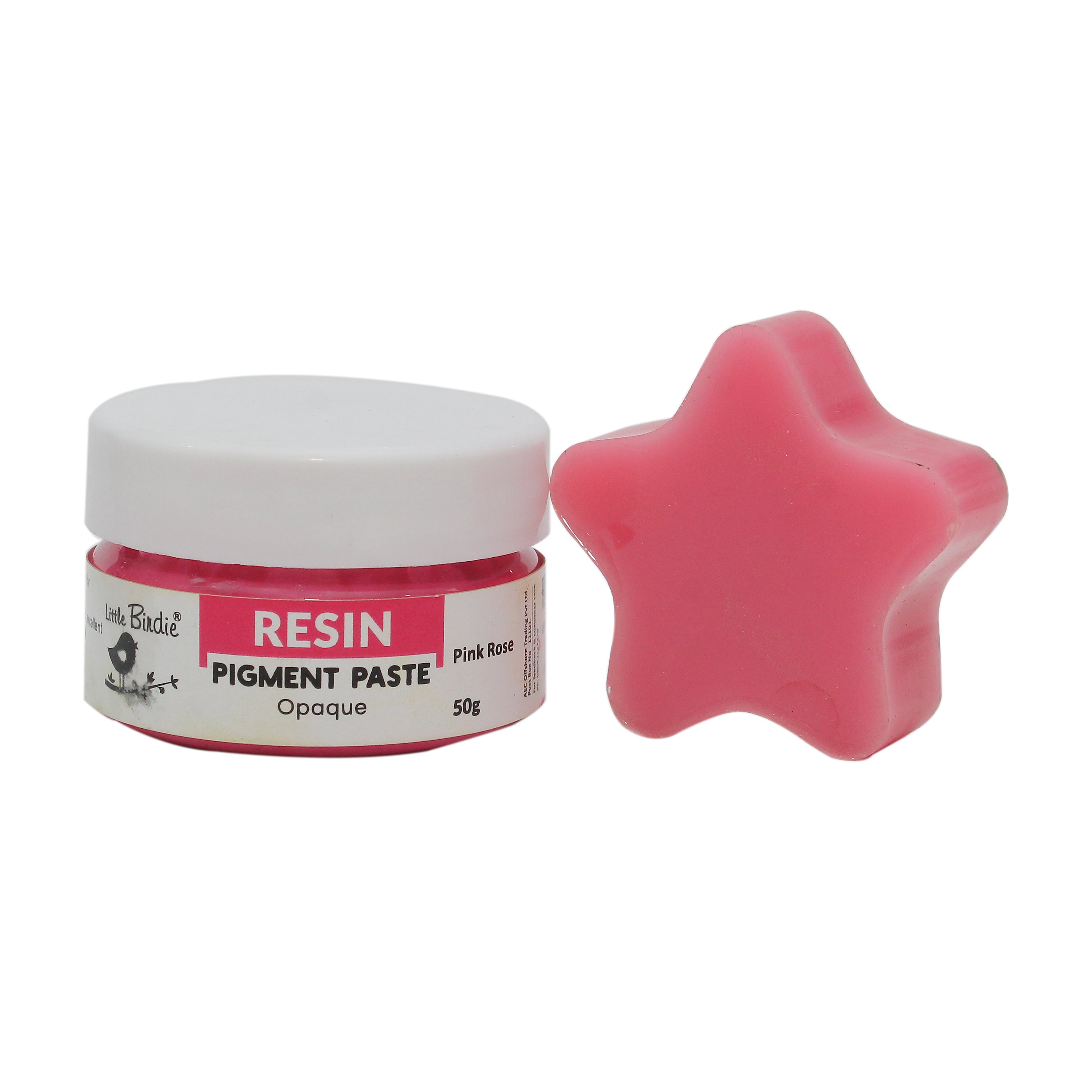 Resin Pigment Opaque Pink Rose 50G Bottle Lb - VC