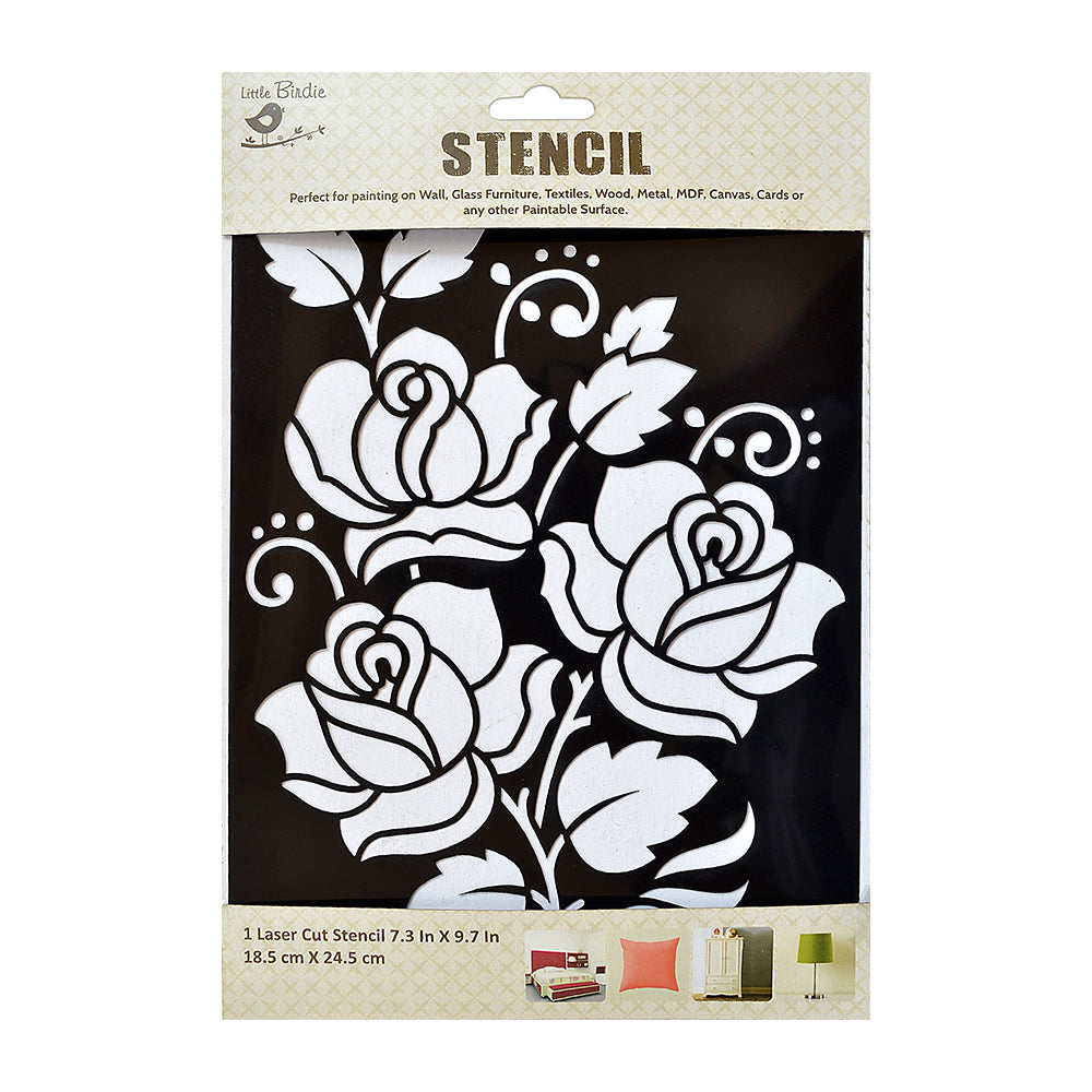 Stencil Rosena 7.3`` X 9.7`` 1Pc Lb