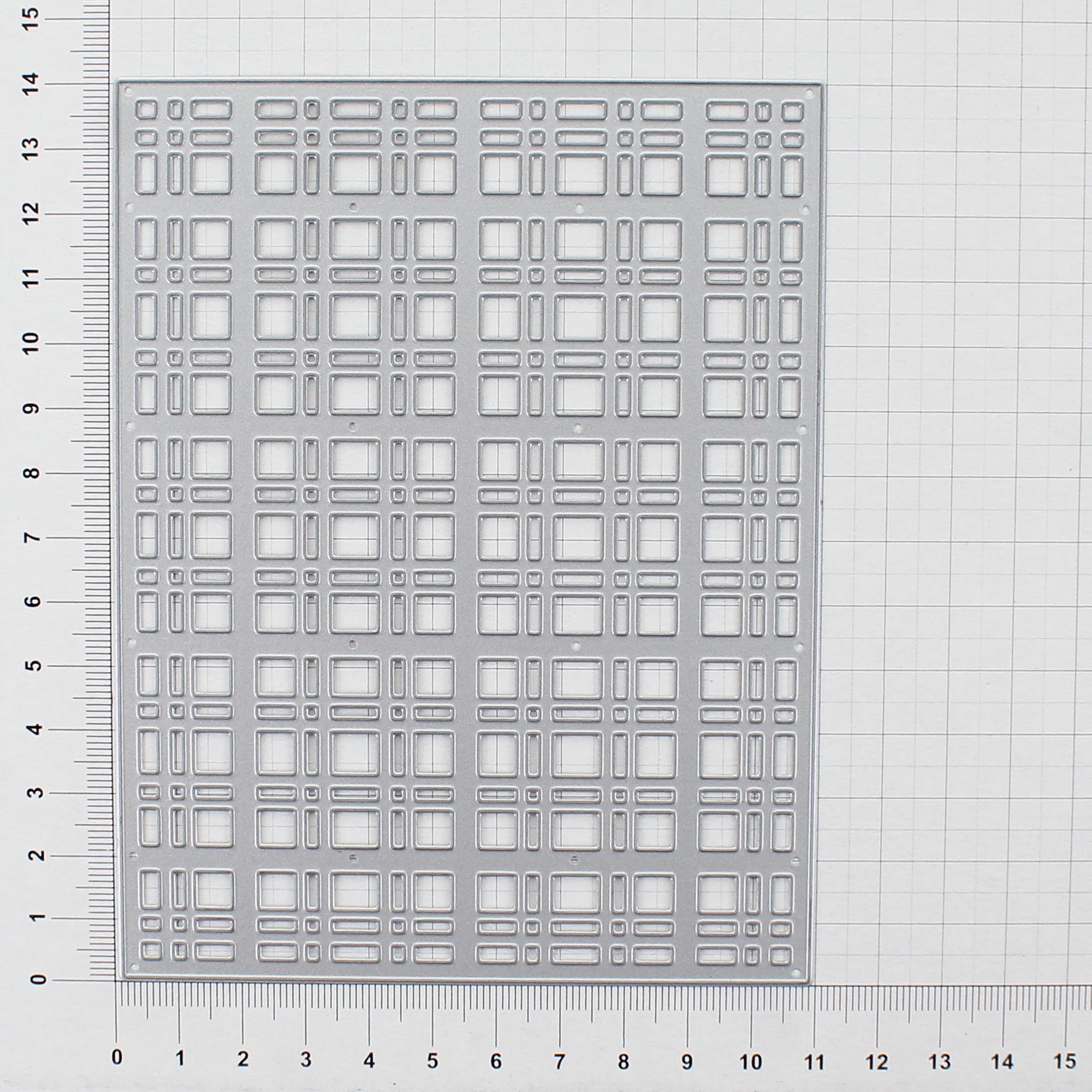 Thin Cut Folder Dies Checkered Screen 11Cm X 14Cm 1Pc