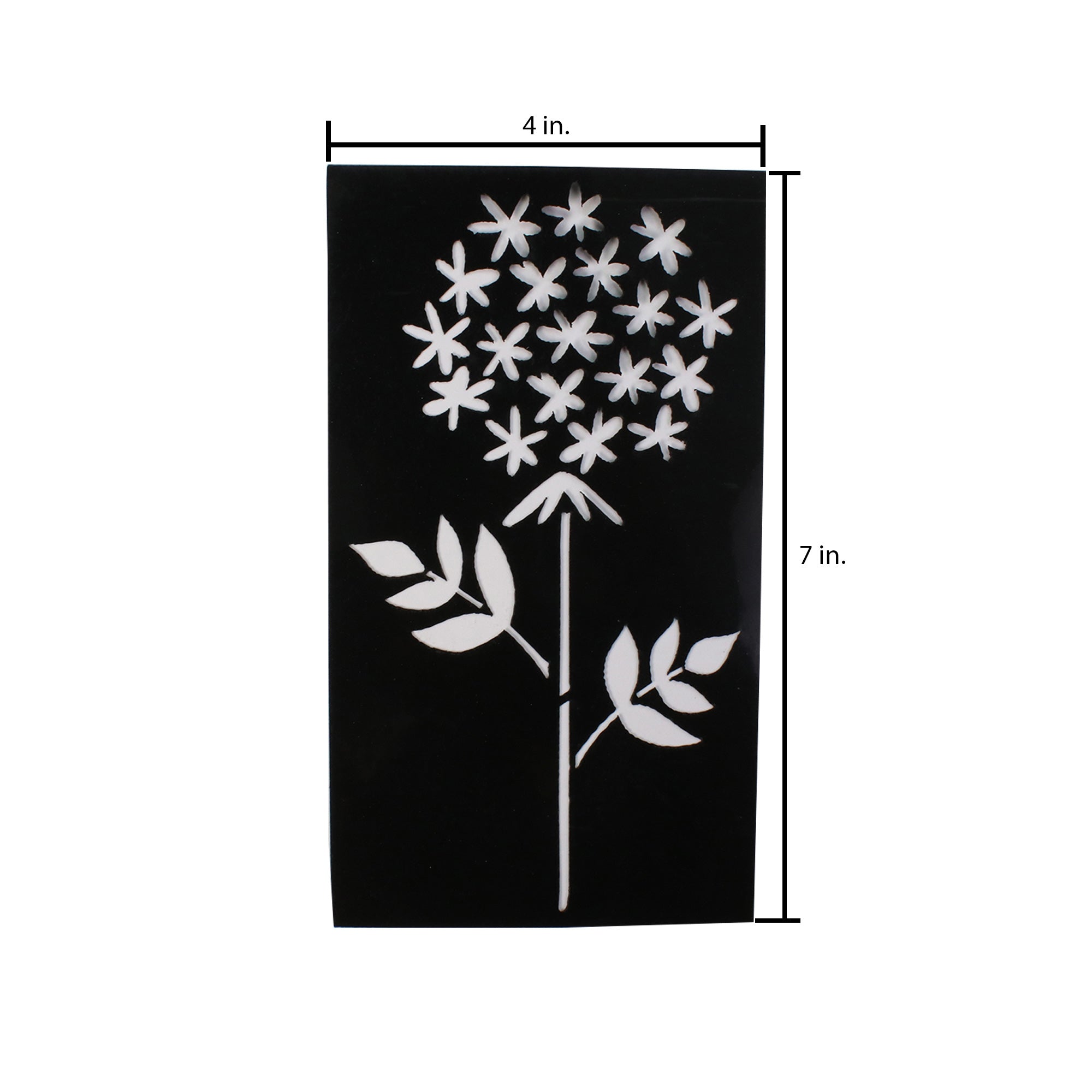 Stencil Gorgeous Bloom - 4in x 7in, 1Pc
