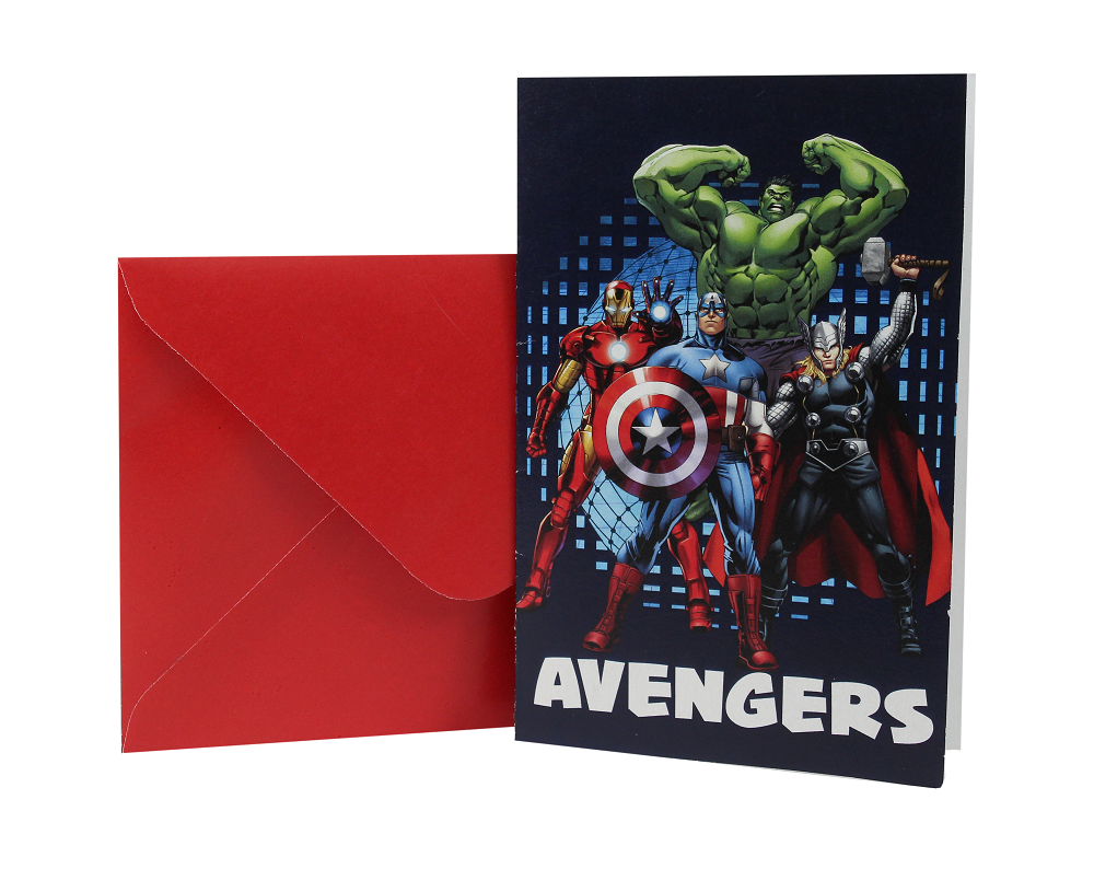 Card & Envelope Avengers Universe 4in X 6in Each 1Pc