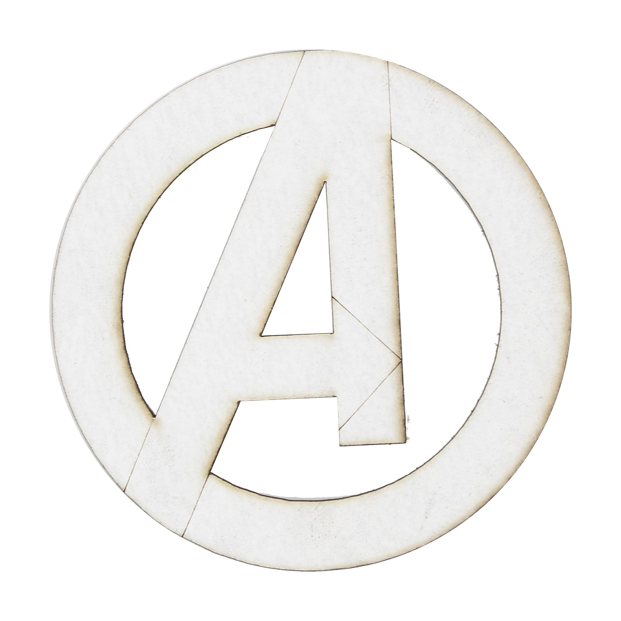 Primed Chipboard 1.5mm - Avengers Circle, Approx 3.85 x 0.7inch, 1Pc
