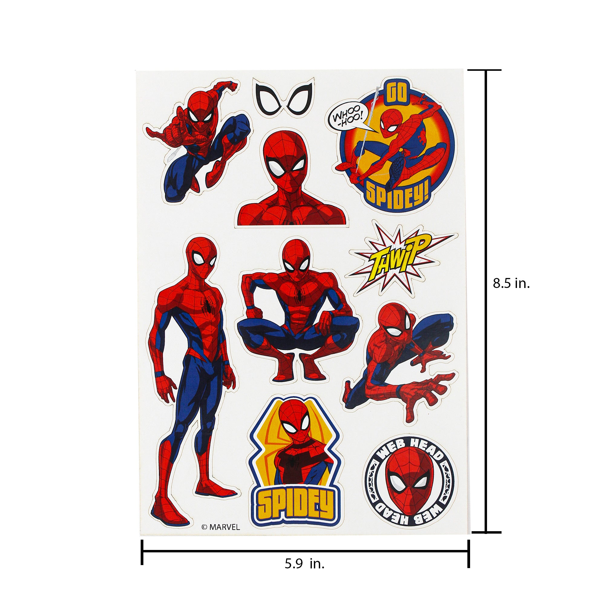 Sticker Sheet - Web-Superhero 140GSM, 3Sheets
