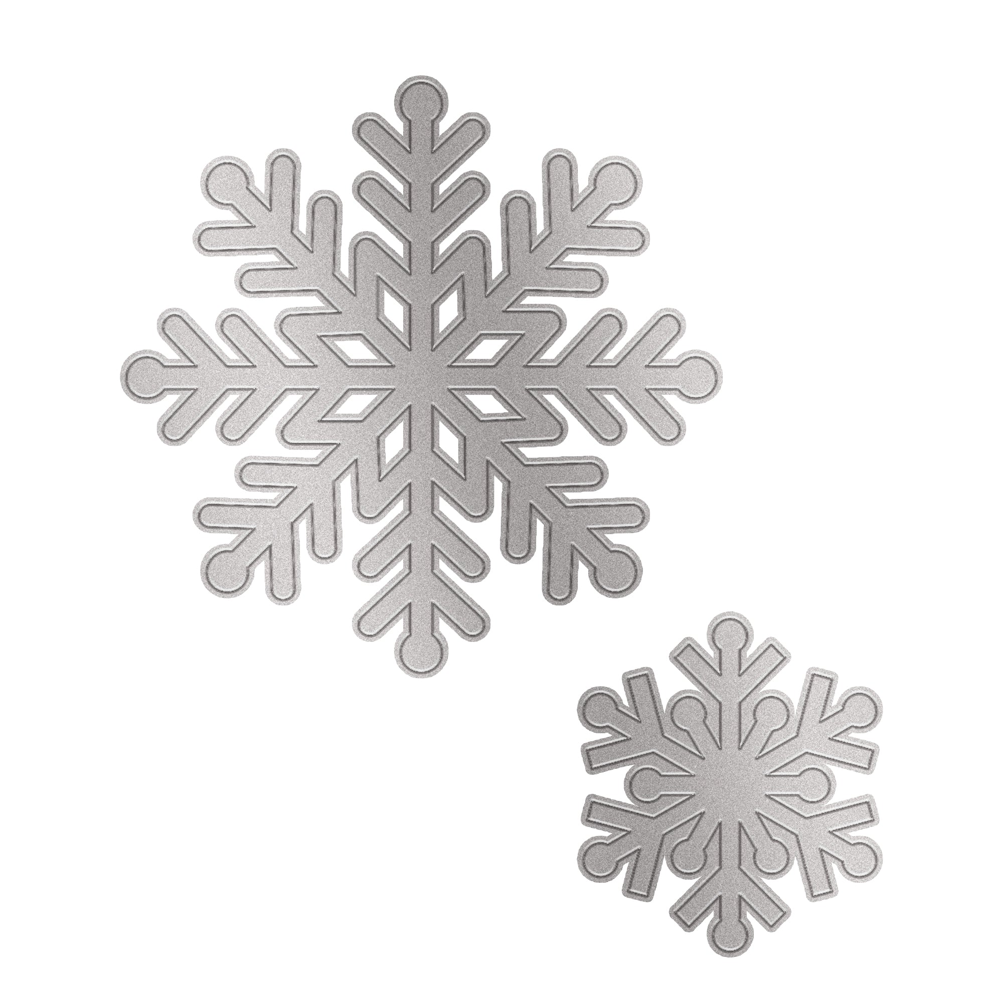 Christmas Thin Cut -Dies Snowflakes 93 x 72mm 2pc