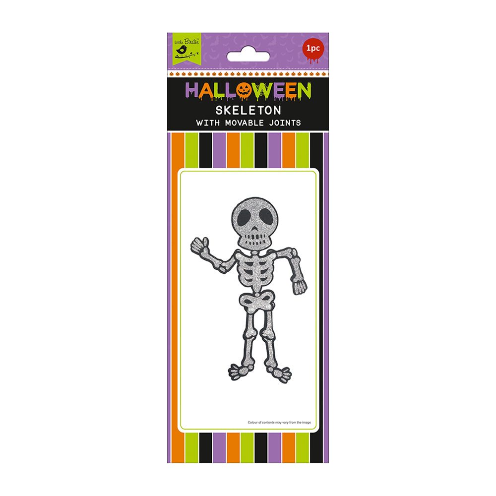 Little Birdie Glitter Skeleton with Movable Joints - 1pc, 26.5cm
