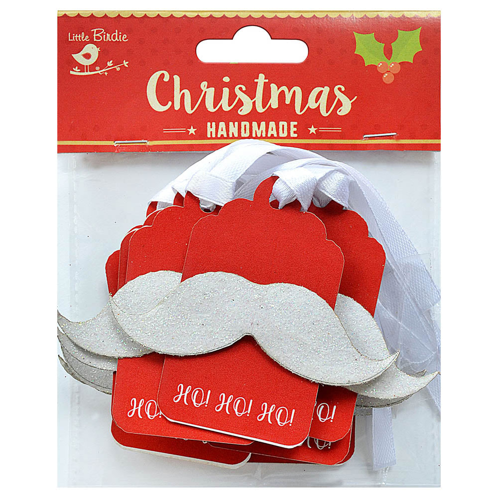 Christmas Gift Tag - Laughing Santa, 10Pc