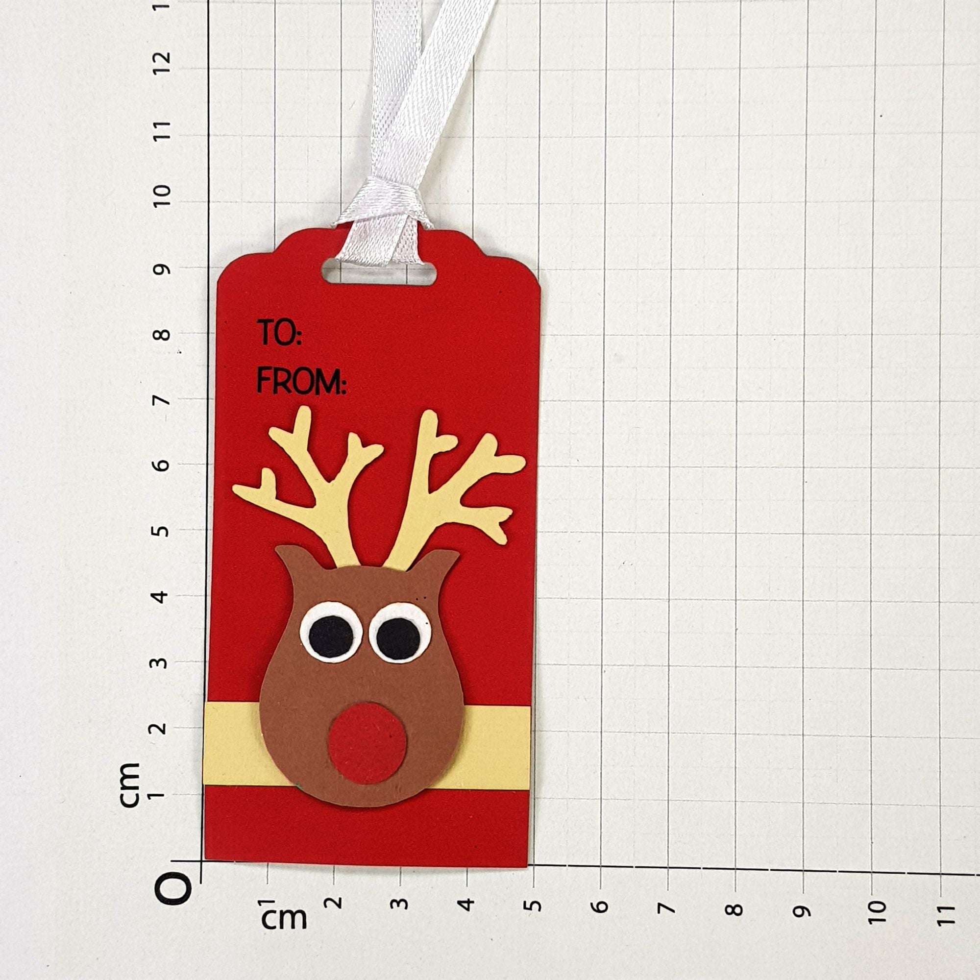 Christmas Gift Tag - Reindeer, 10Pc