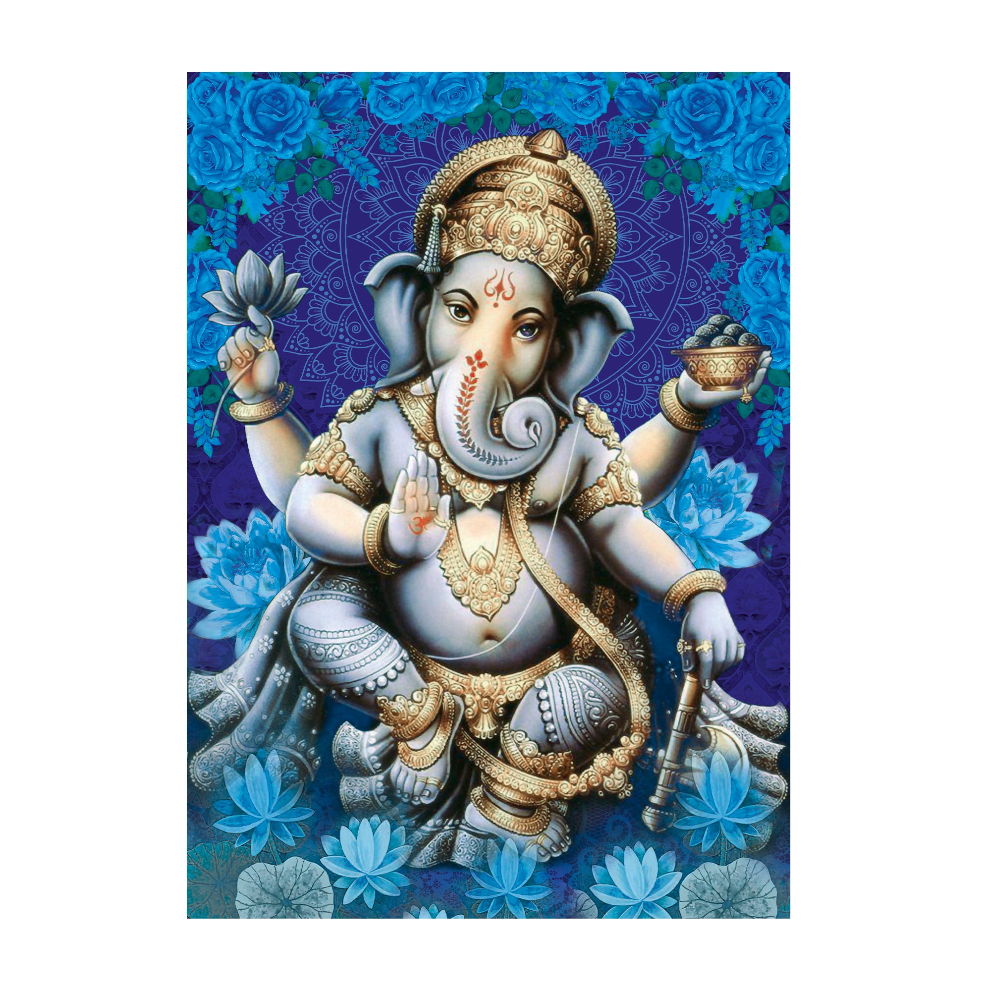 Filament Decoupage Paper A4 Size 2Sheets- Tribute To Ganesha