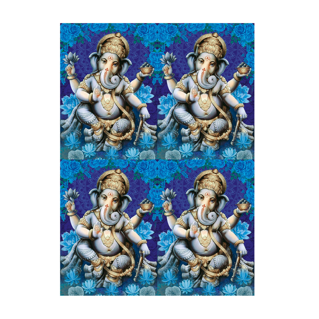 Filament Decoupage Paper A4 Size 2Sheets Tribute To Ganesha Itsy Bitsy