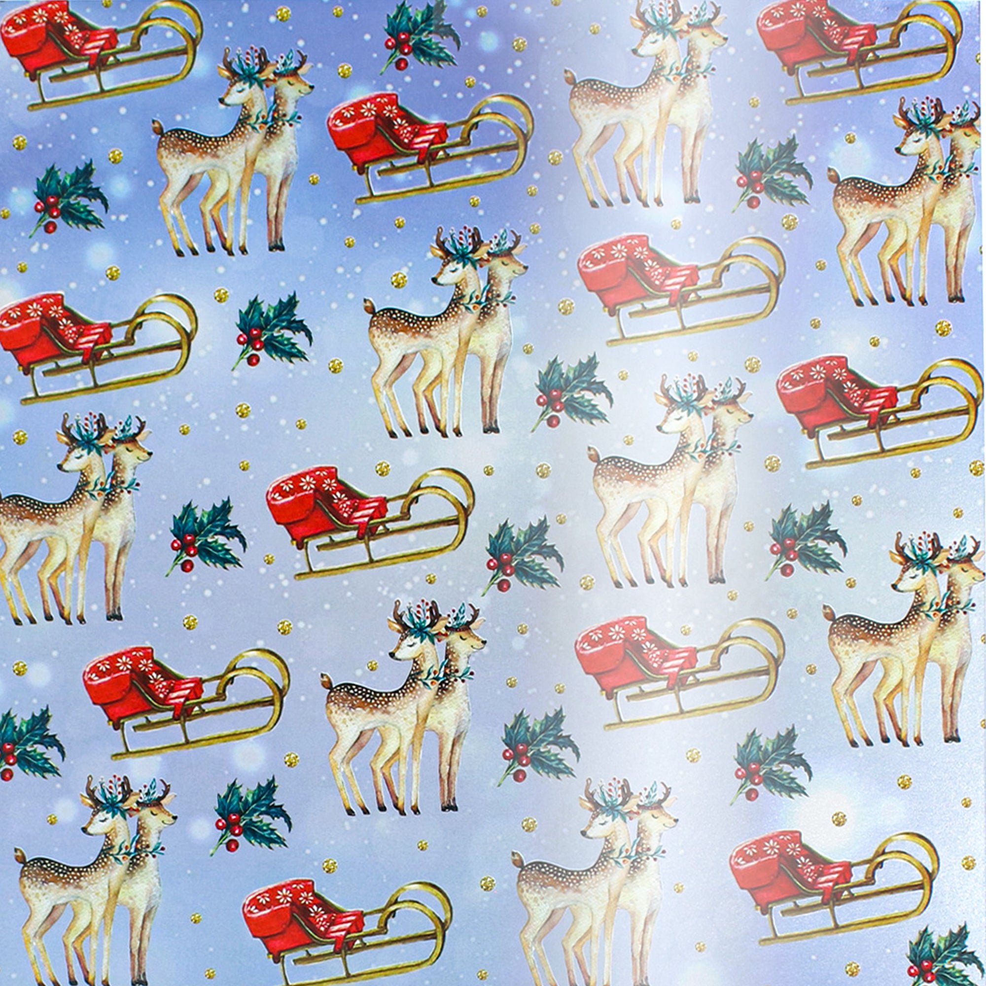 Foil Printed Paper Pack Magic of Christmas 12 X 12inch 250gsm 12Sheet