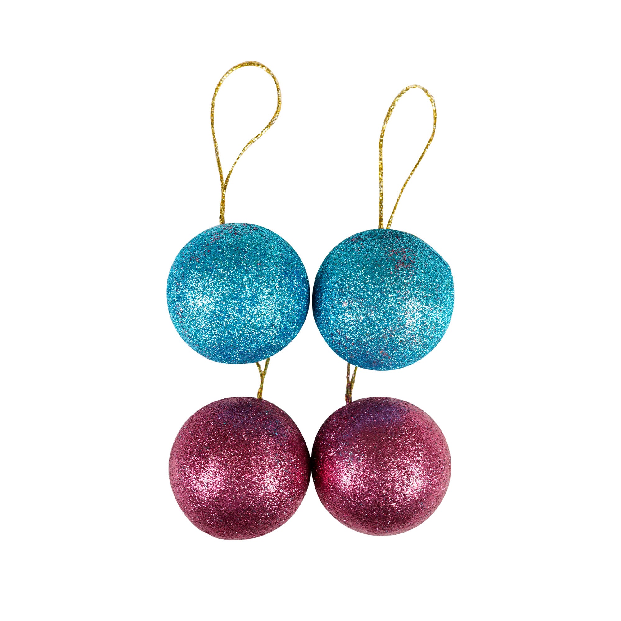 Handmade Christmas Ornaments - Bright Colours, Assorted