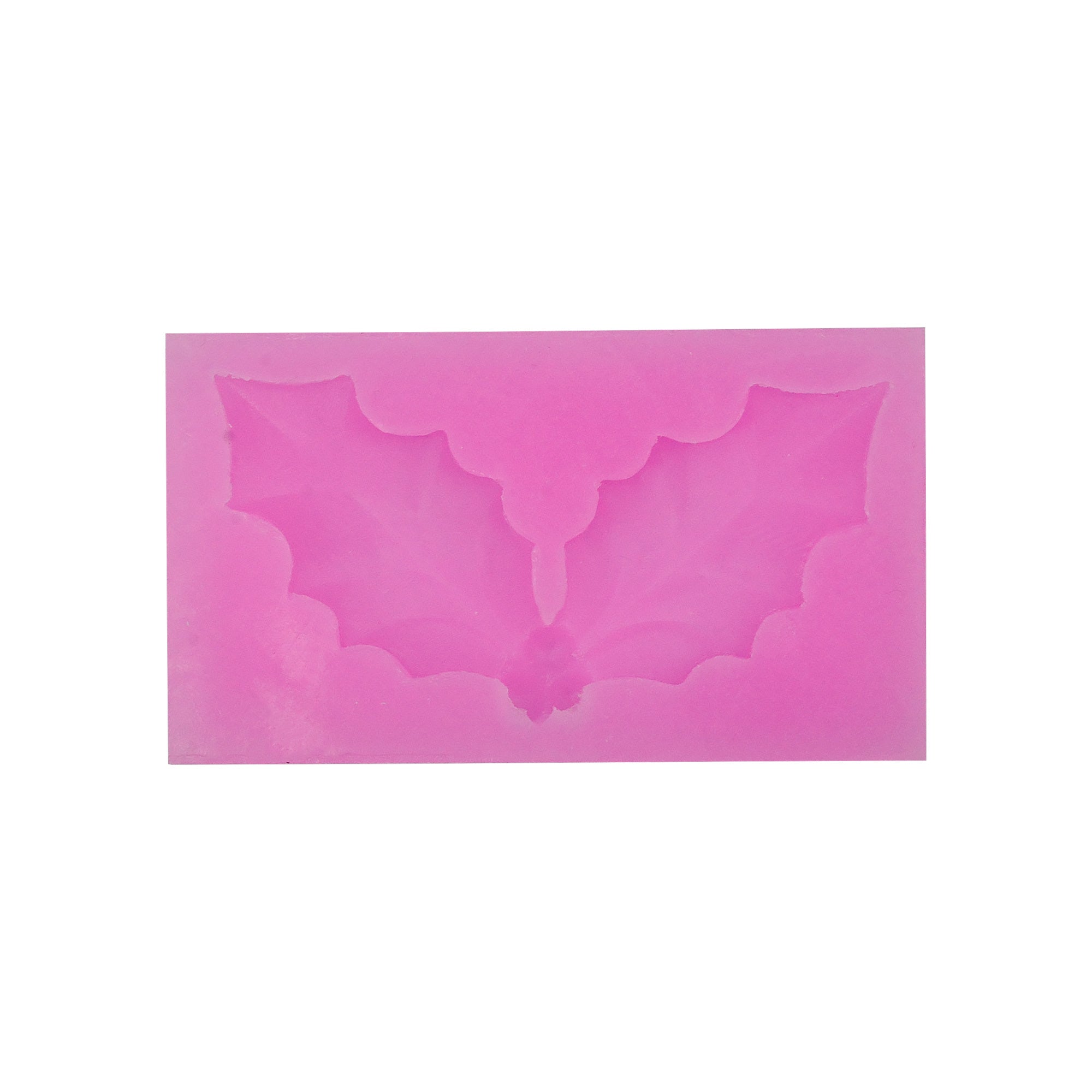 Silicone Mould Holly & Berries - W 1.82 X L 3.12inch, D - 10mm, 1pc