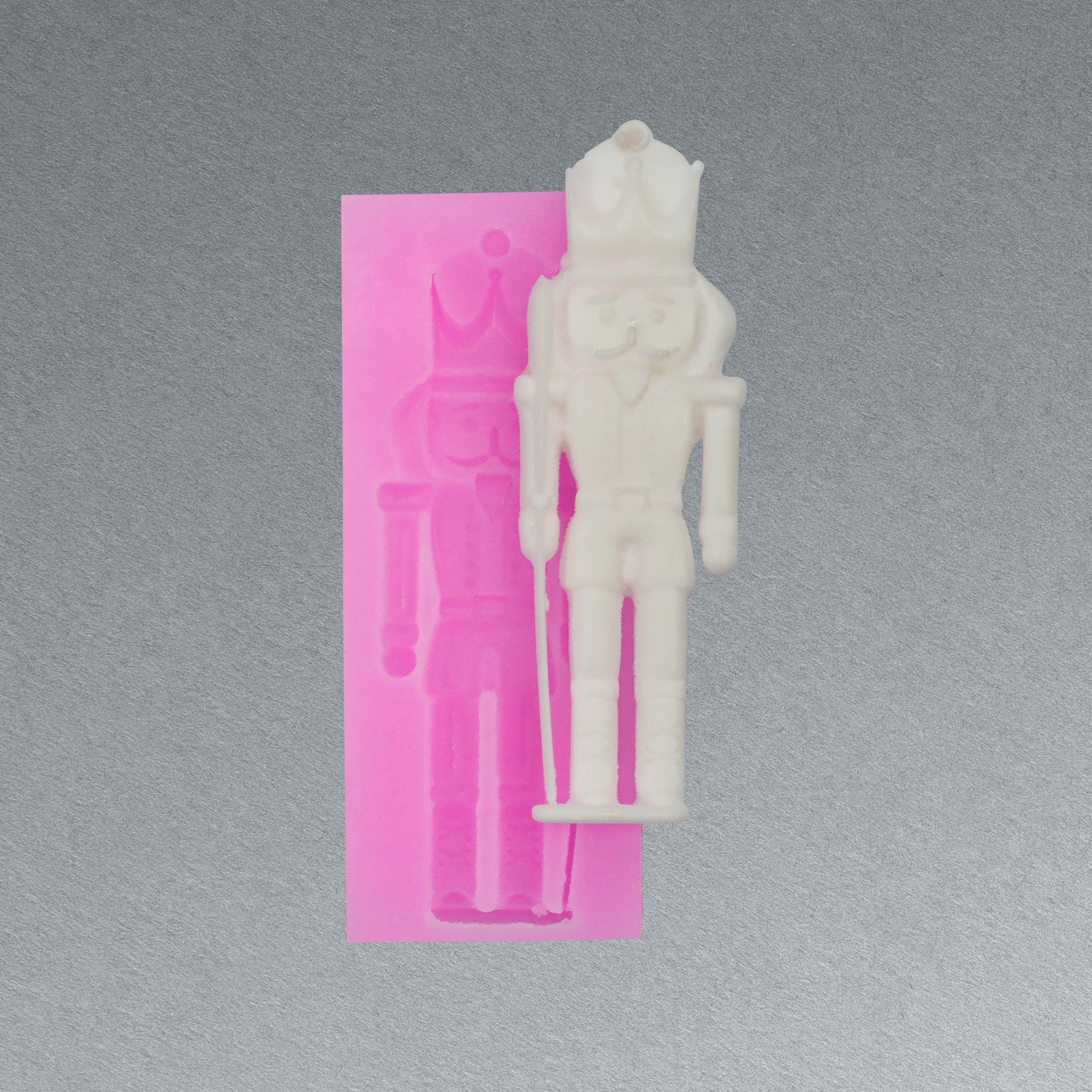 Silicone Mould Nutcracker - W 1.456 X L 3.54inch, D - 10mm, 1pc