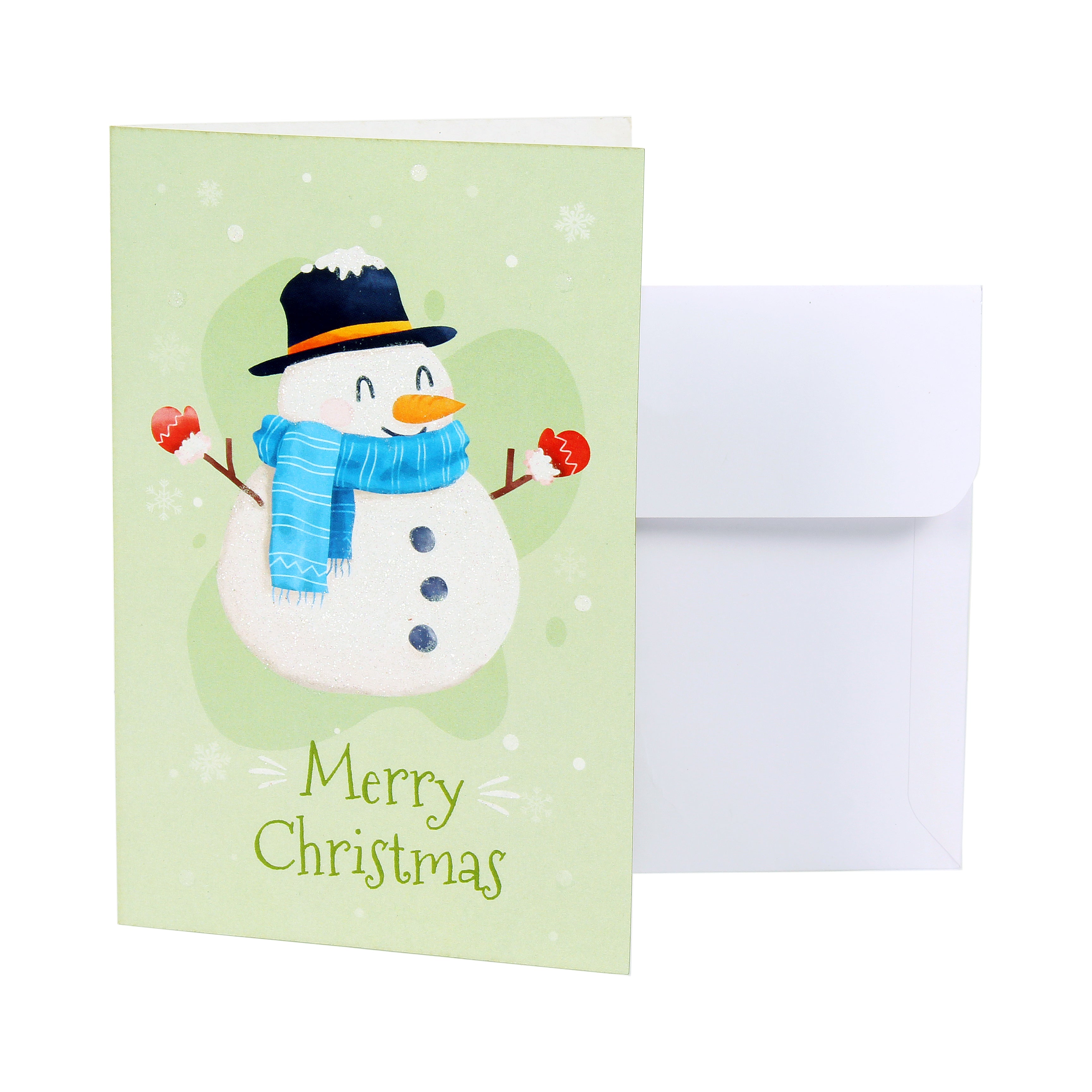 Christmas Greeting Card & Envelope Joyful Christmas 4 X 6inch 2pc