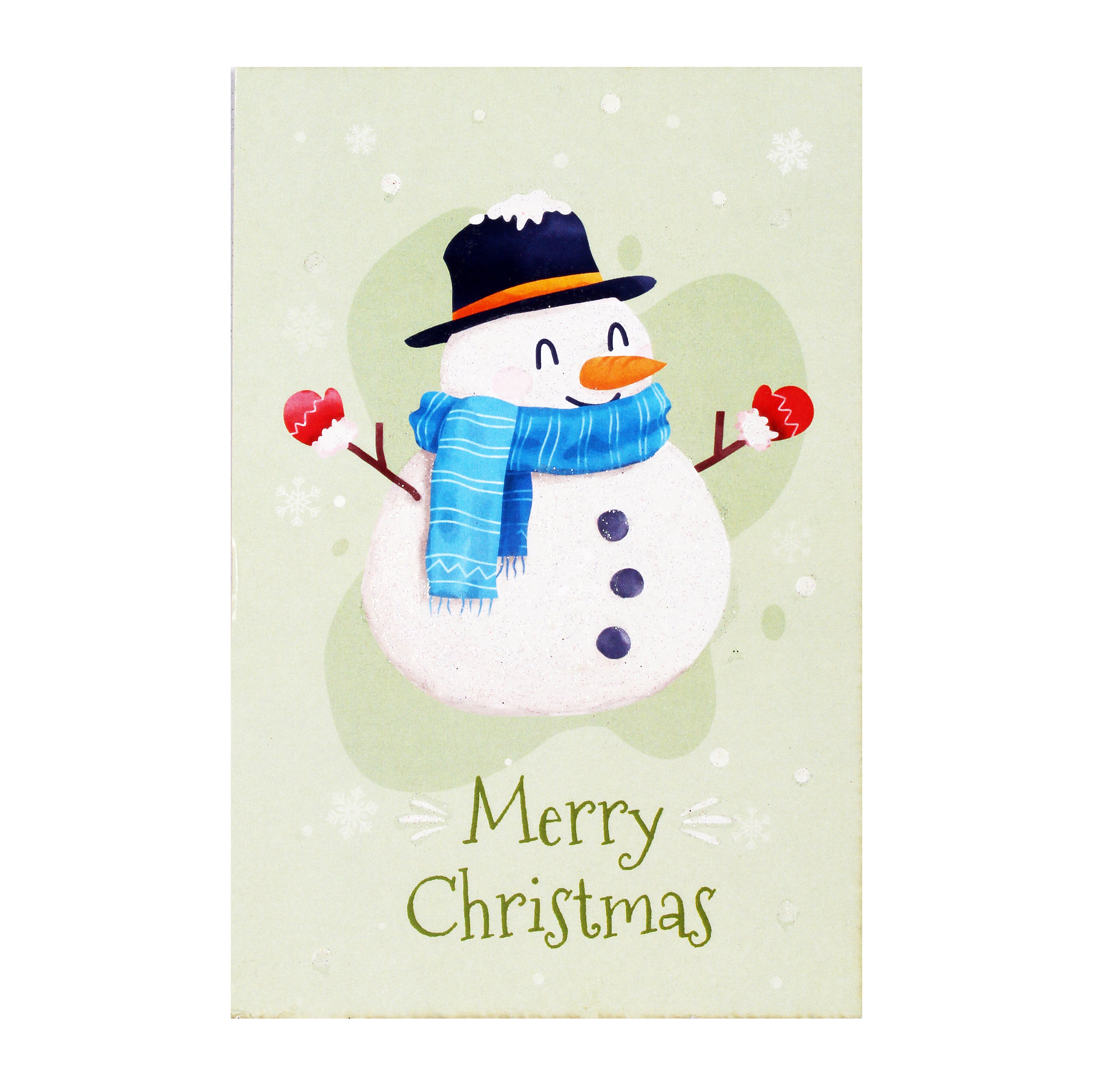 Christmas Greeting Card & Envelope Joyful Christmas 4 X 6inch 2pc