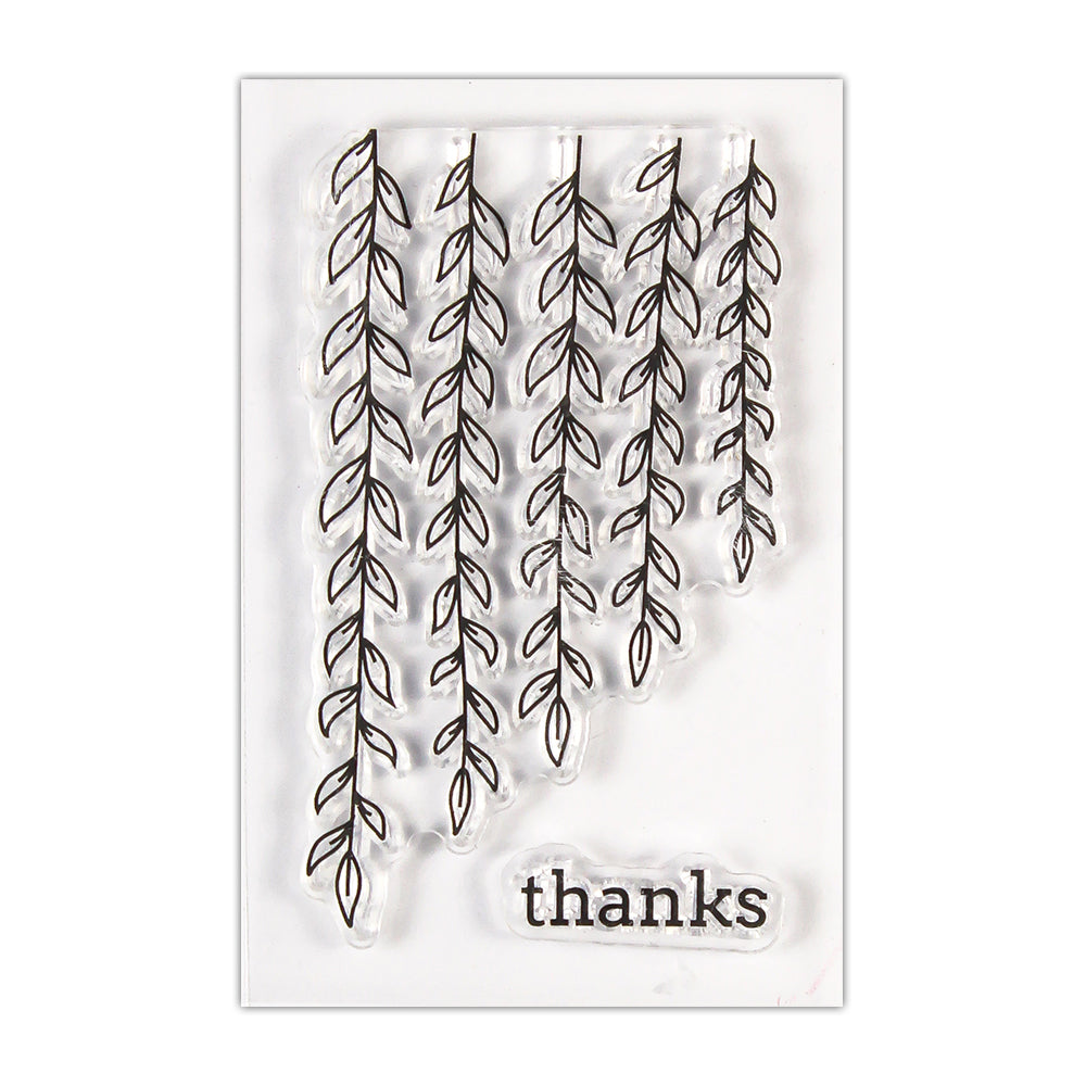 Clear Stamps - Thankfulness, 2 X 3, 2Pc
