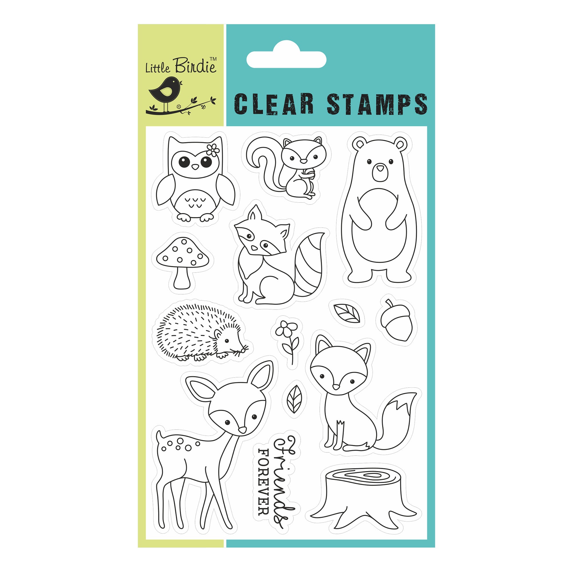 Clear Stamp 4Inch X 6Inch Friends Forever 14Pc Pbci Lb