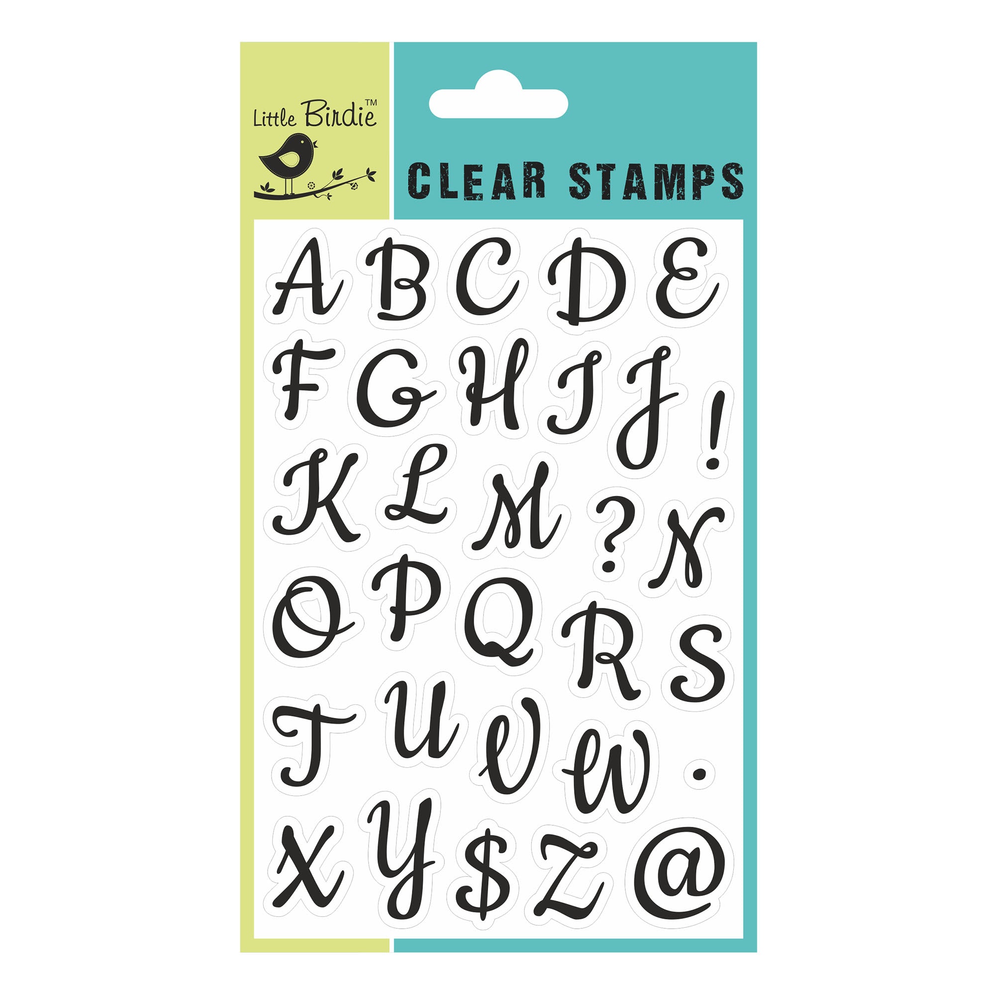 Clear Stamp 4Inch X 6Inch Alphabet Jumble 31Pc Pbci Lb