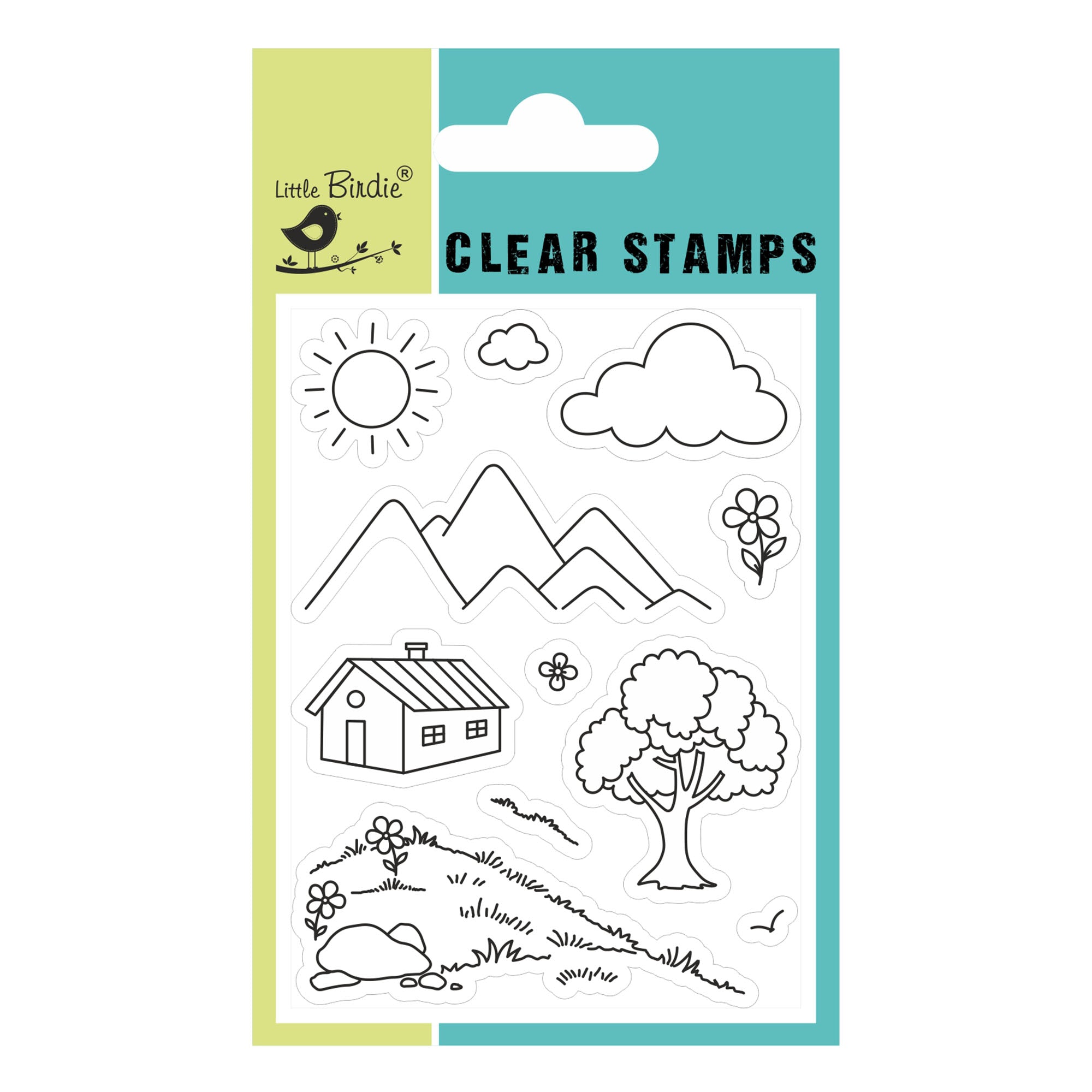 Clear Stamp- Countryside, 4 X 3, 11Pc