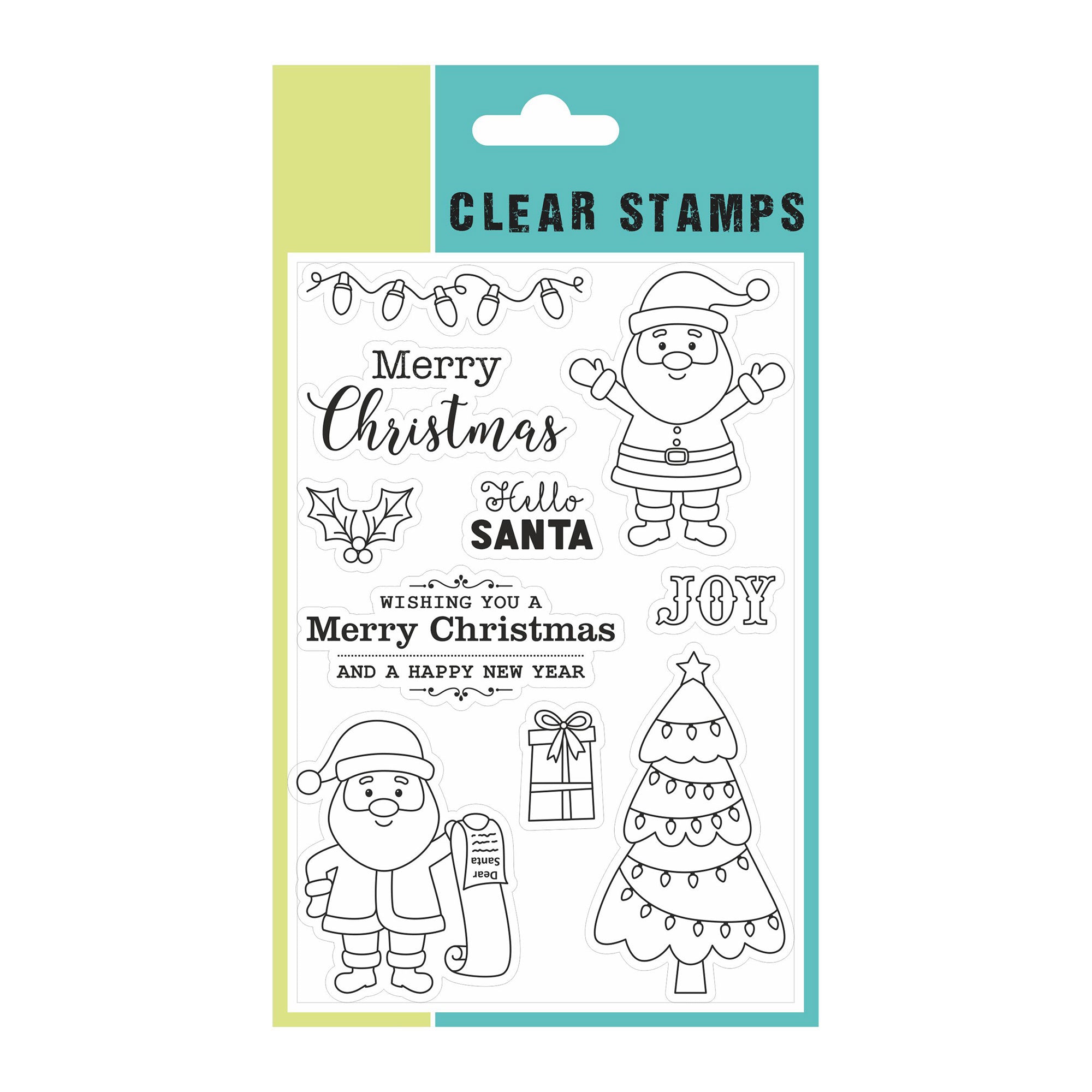 Clear Stamp - Christmas Joy, 4inch X 6inch, 10 Pc