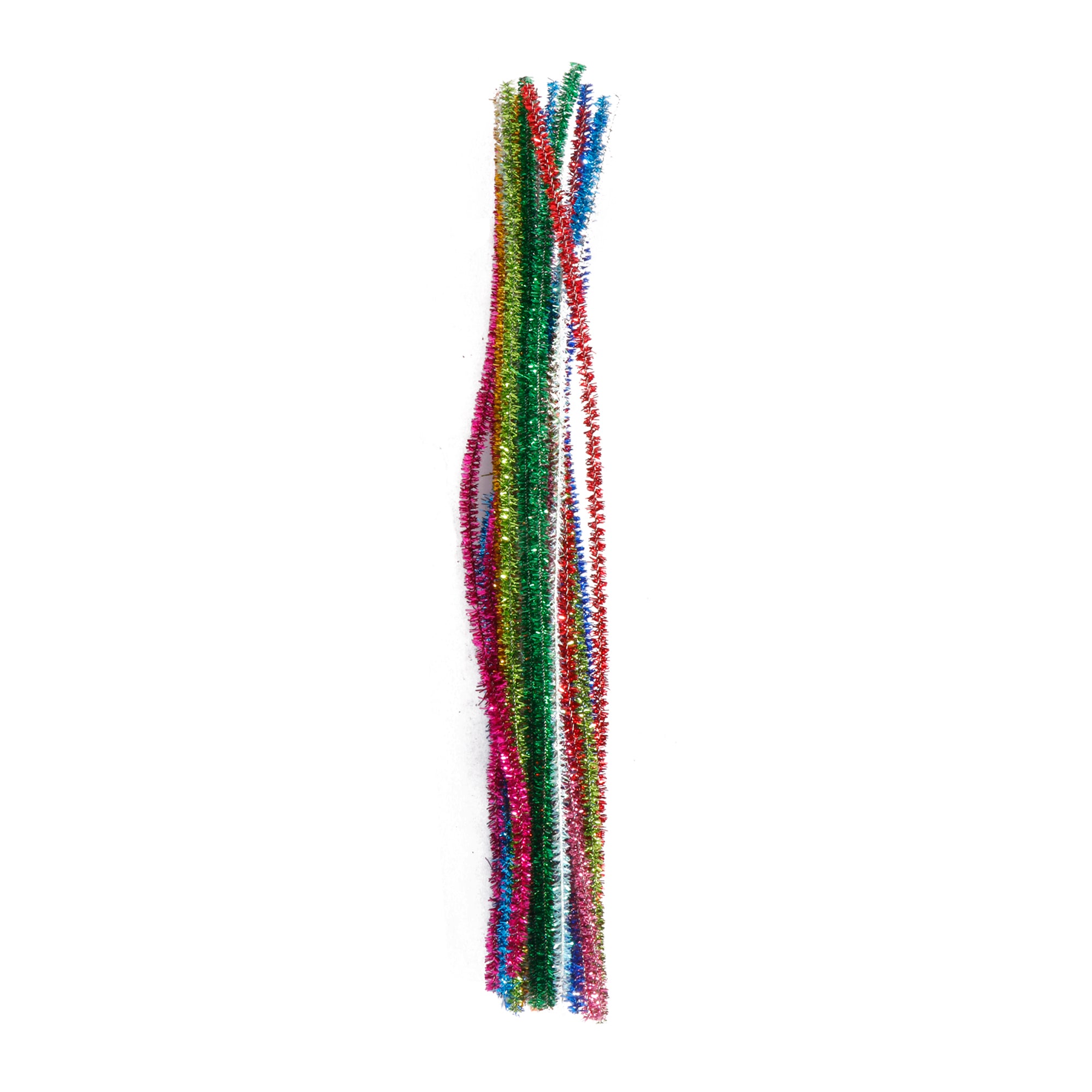 Metallic Chenille Sticks Assorted 24Pcs