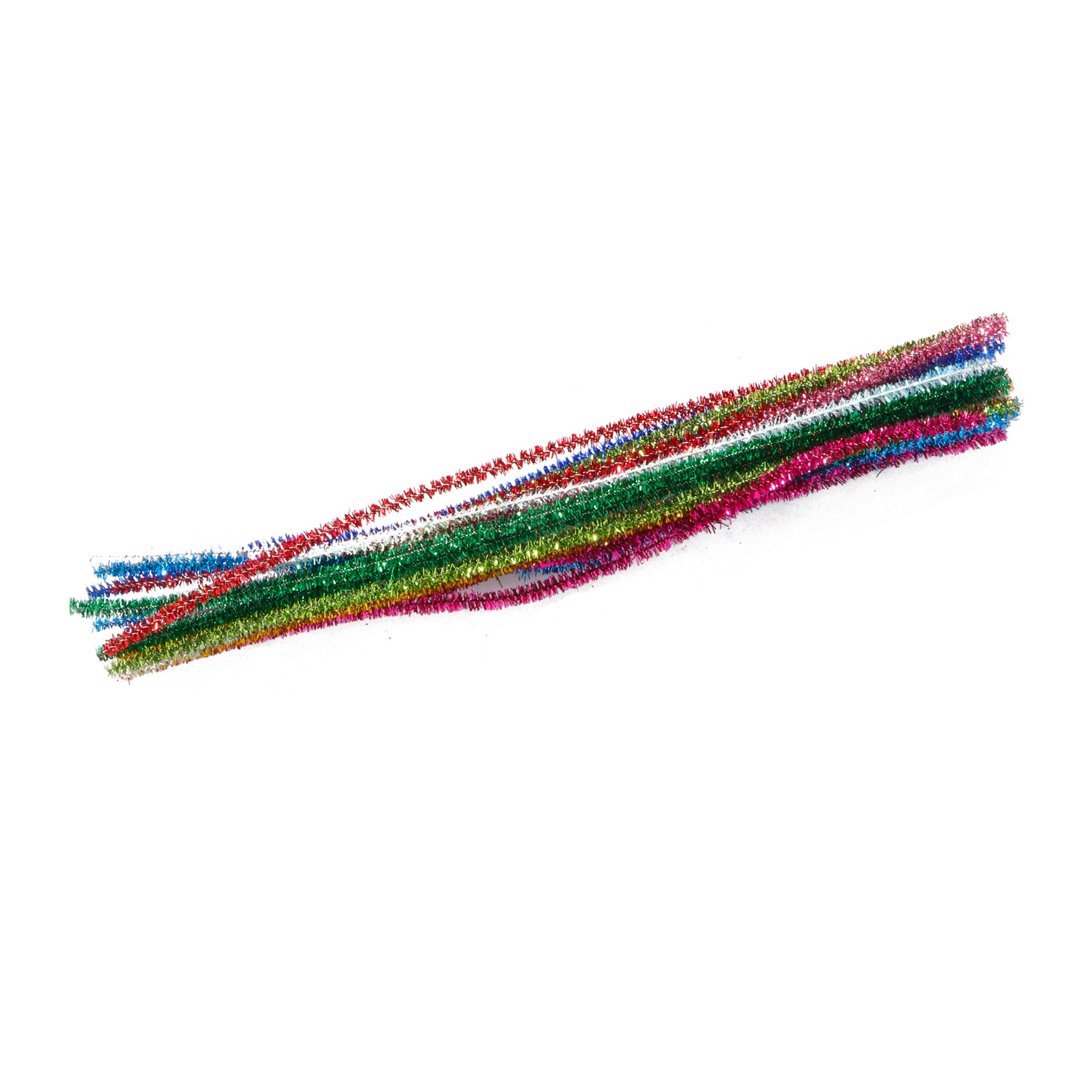 Metallic Chenille Sticks Assorted 24Pcs