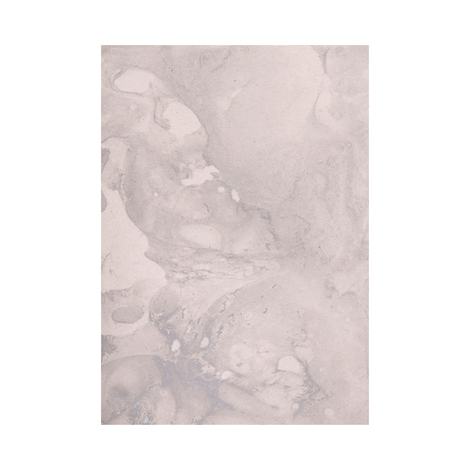 Marbled Paper Shimmery Silver A4 1Sheet Lb
