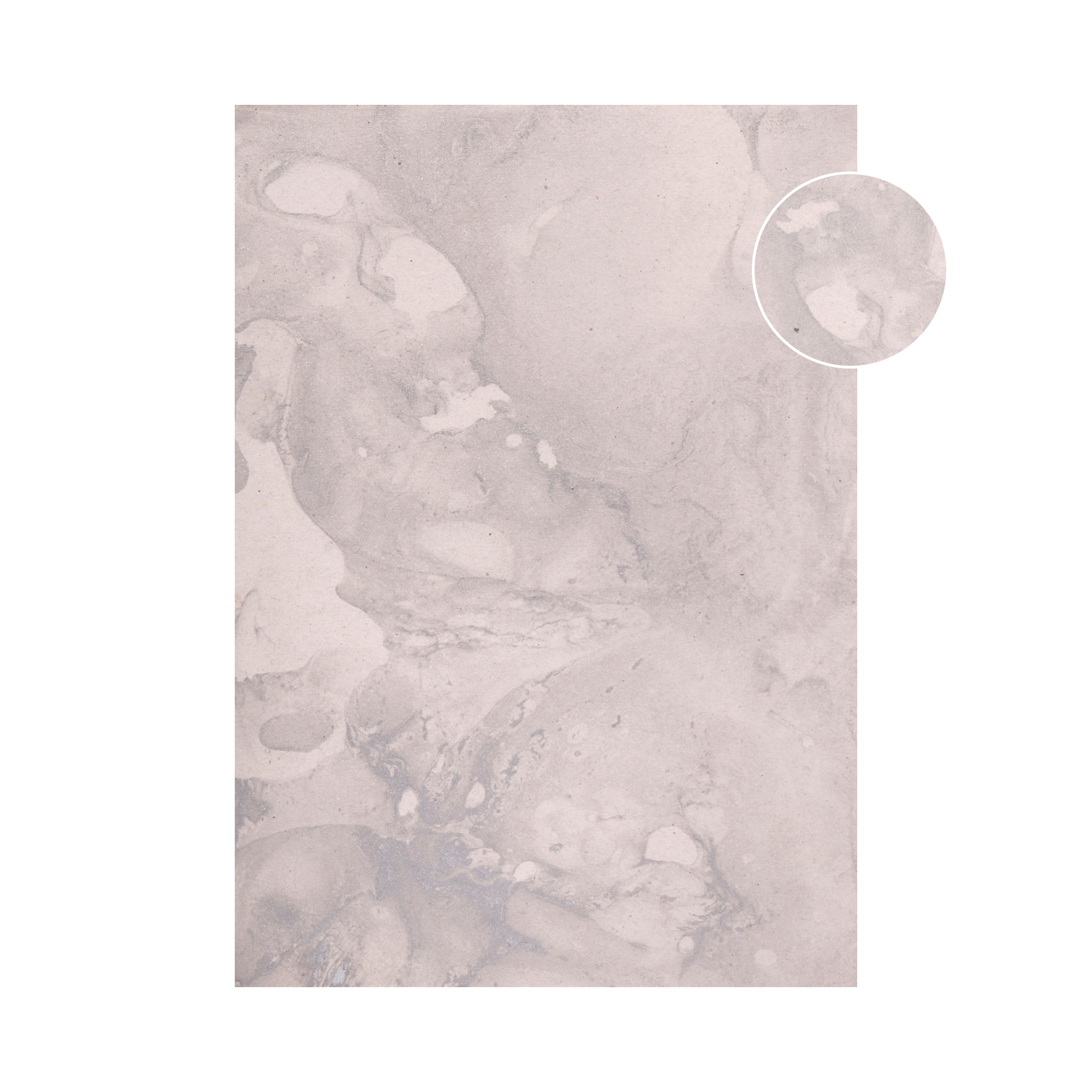 Marbled Paper Shimmery Silver A4 1Sheet Lb