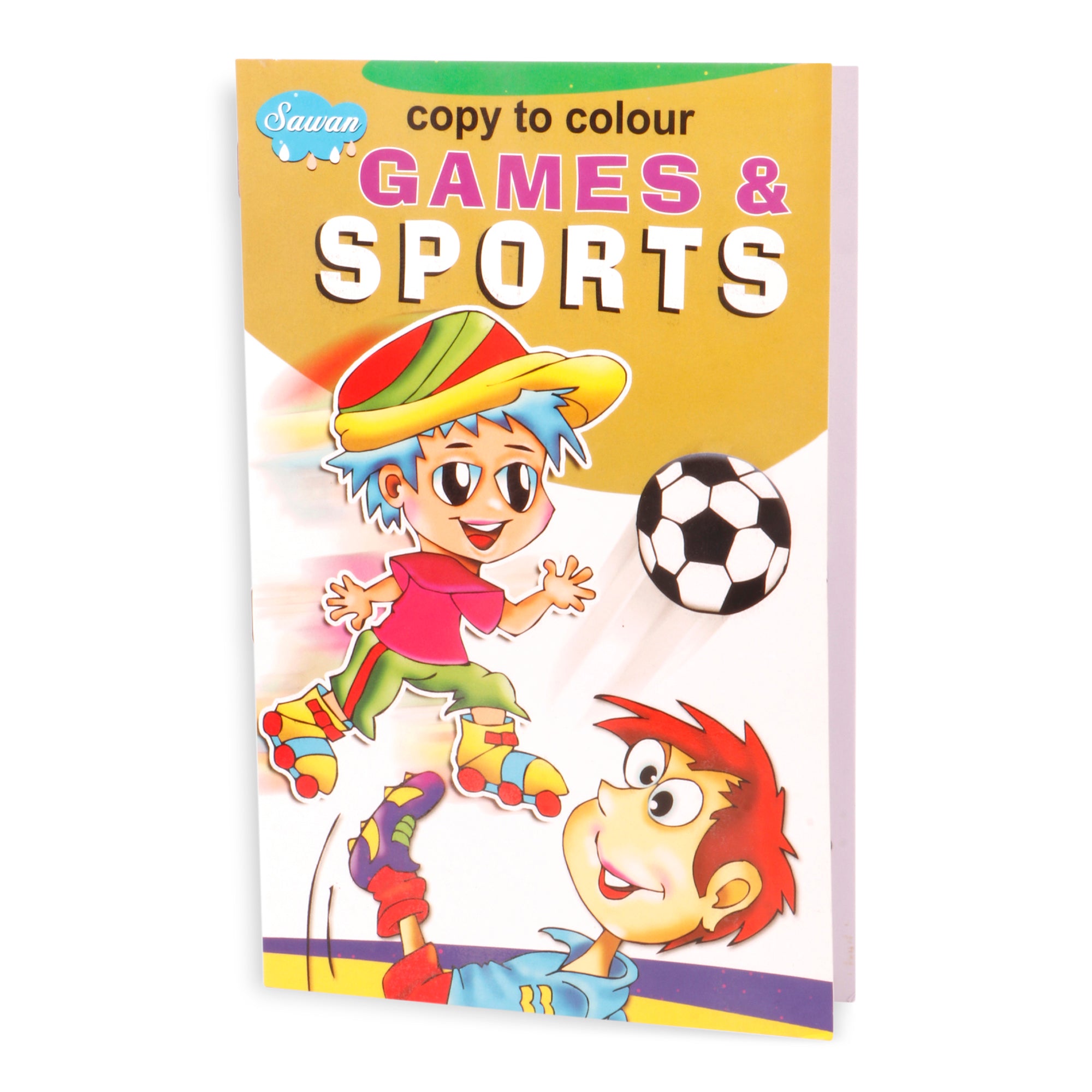 Copy To Colour Games & Sports 1Book