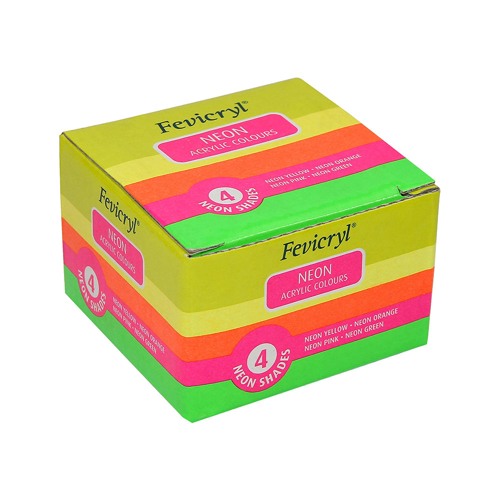 Neon Colour Kit 4*15Ml Fevicryl