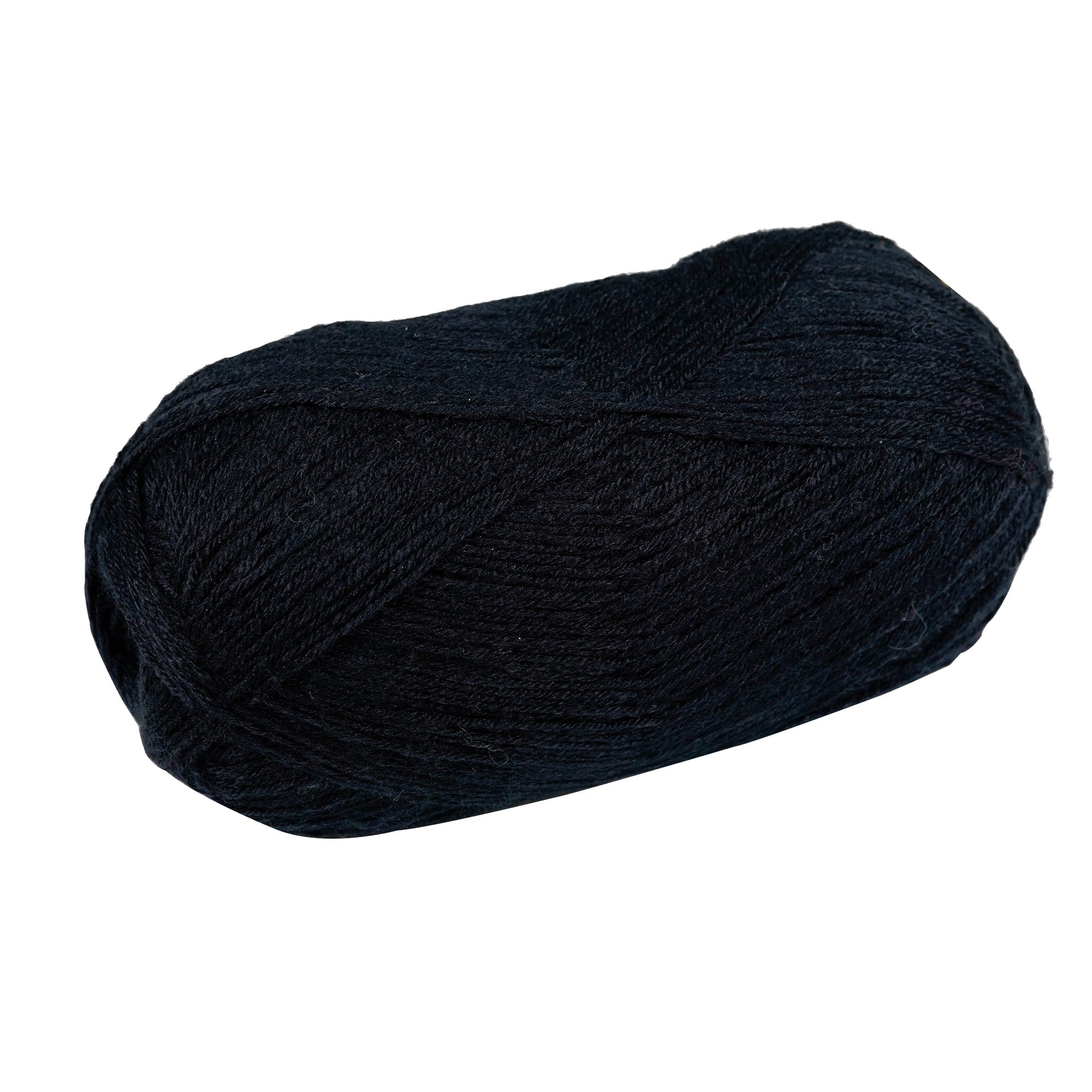 Porta Craft Super Soft Baby Acrylic Yarn 100% 100Gm 420M 4Ply Black