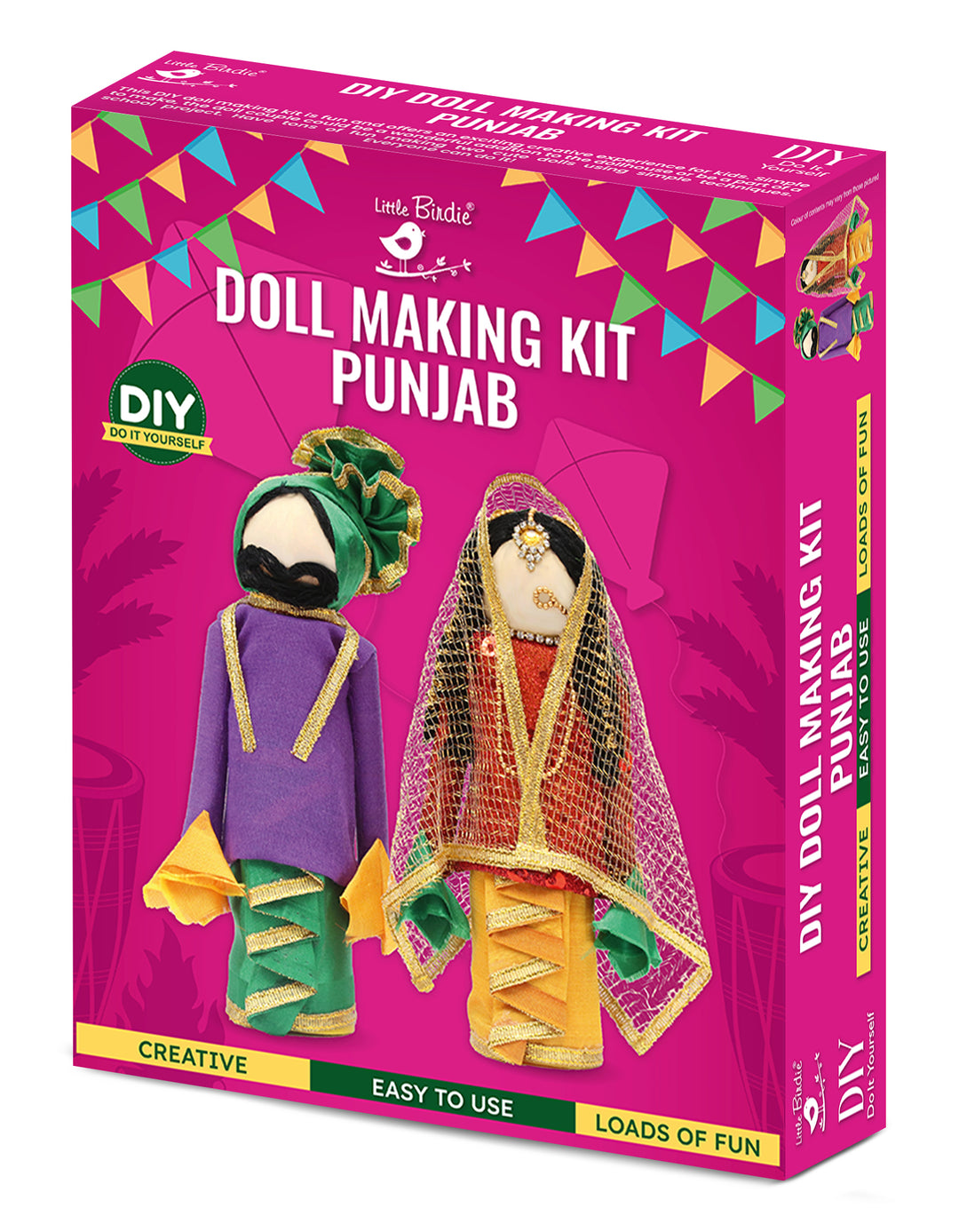 DIY Doll Making Kit Punjab 1Box Itsy Bitsy