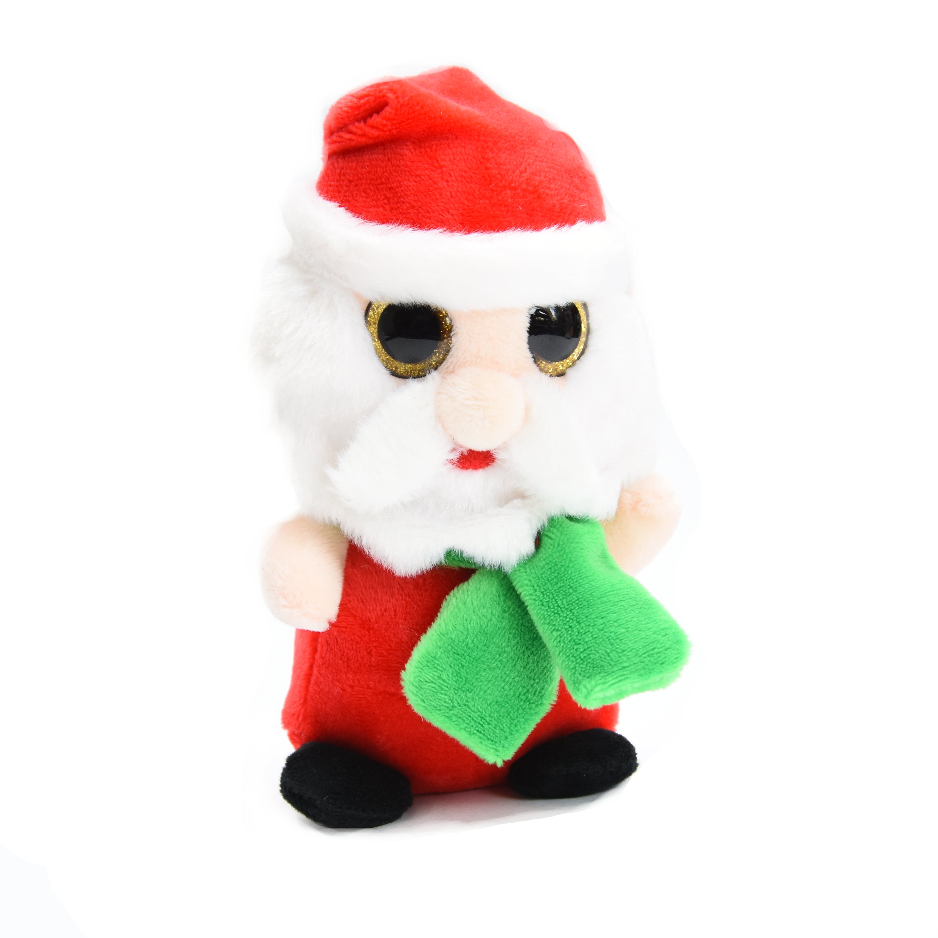 Soft Toy - Glittery Eye Santa Claus, 16cm, 1pc