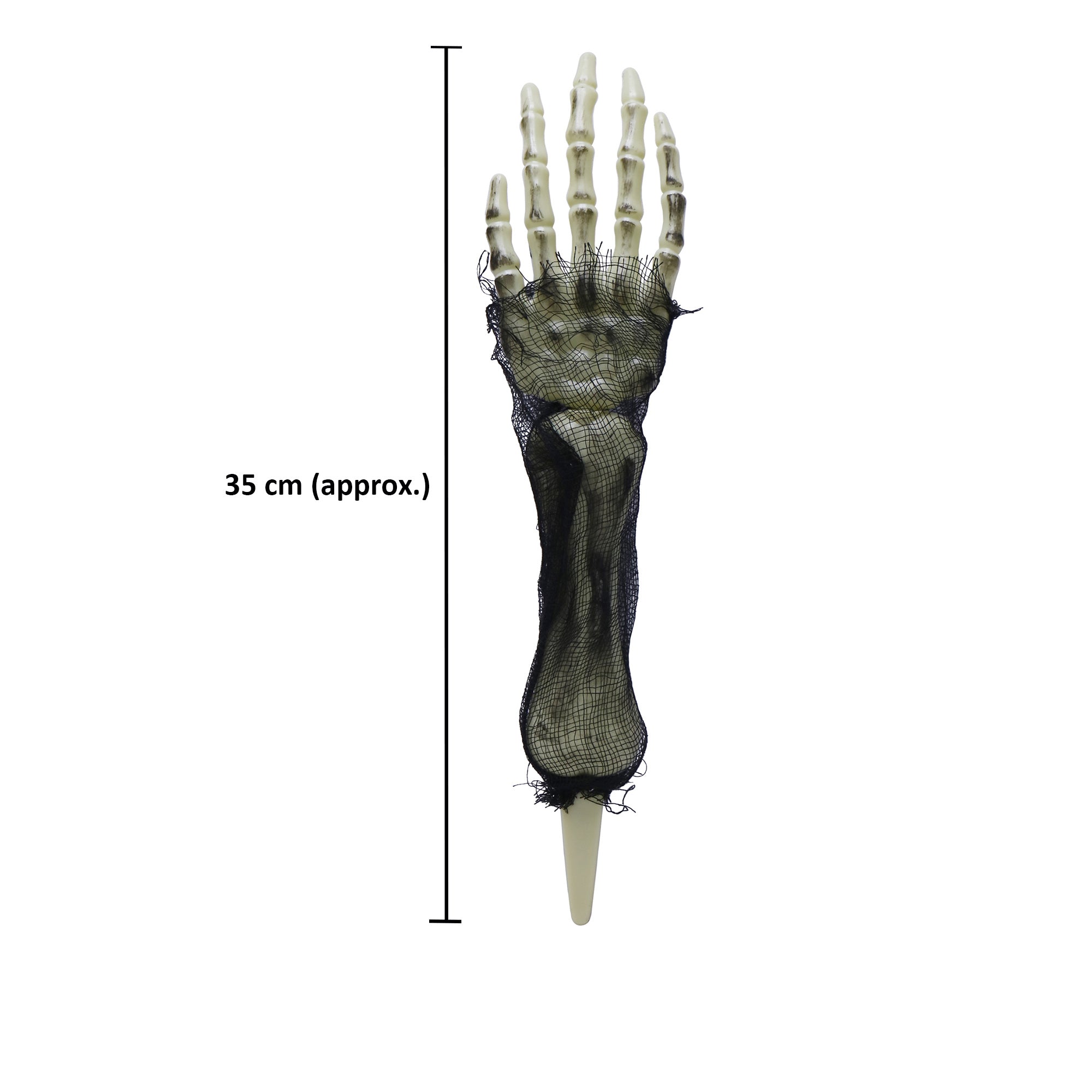 Skeleton Hand Lawn Stake 35cm