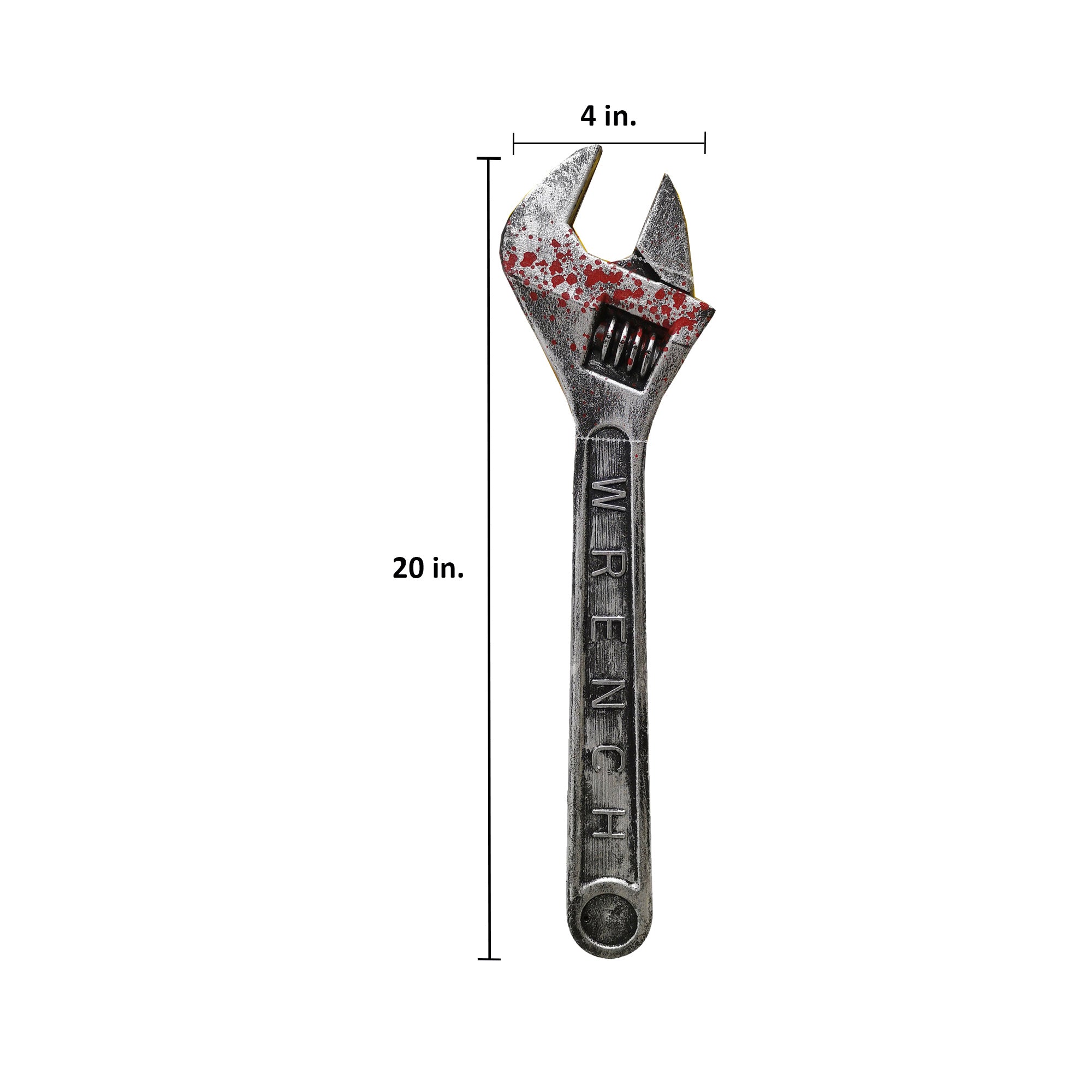 Zombie Bloody Weapon Wrench 4 X 20Inch