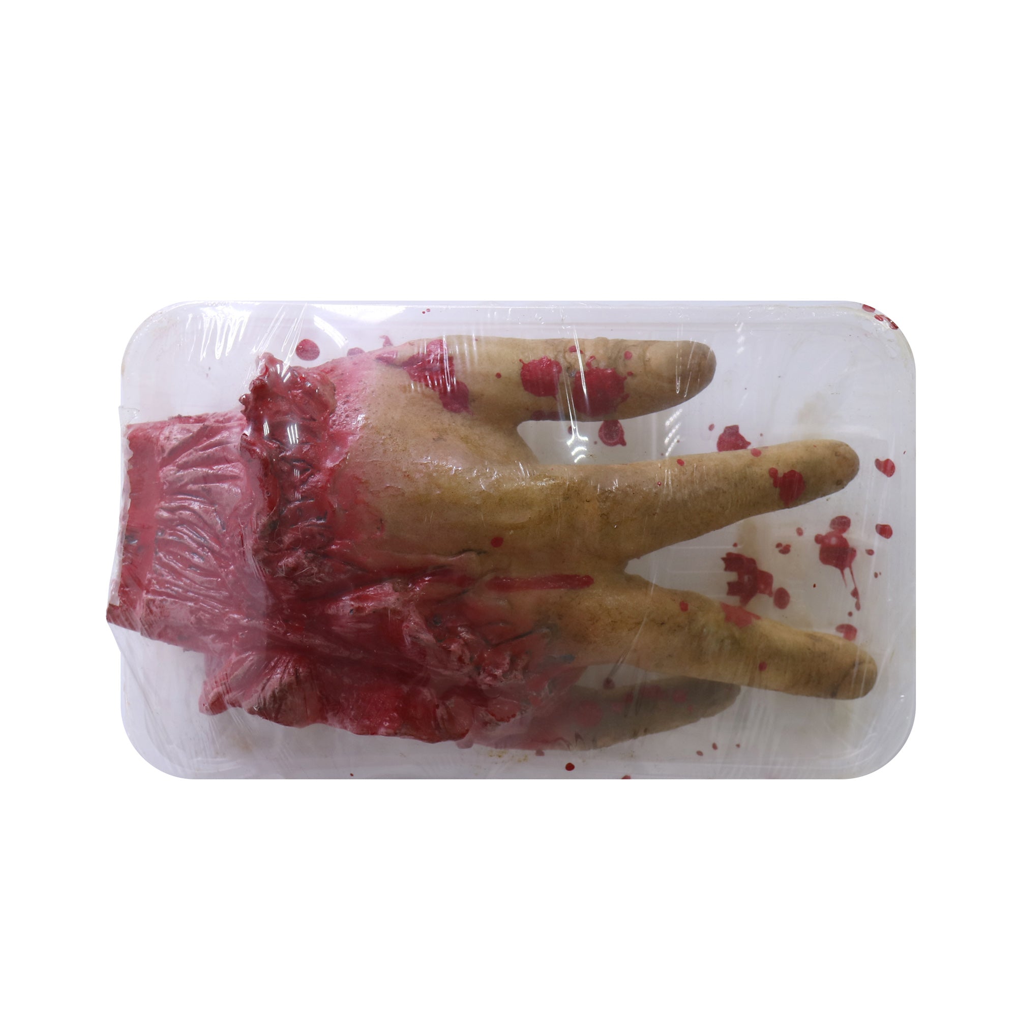 Chop Shop On Tray Bleeding Hand