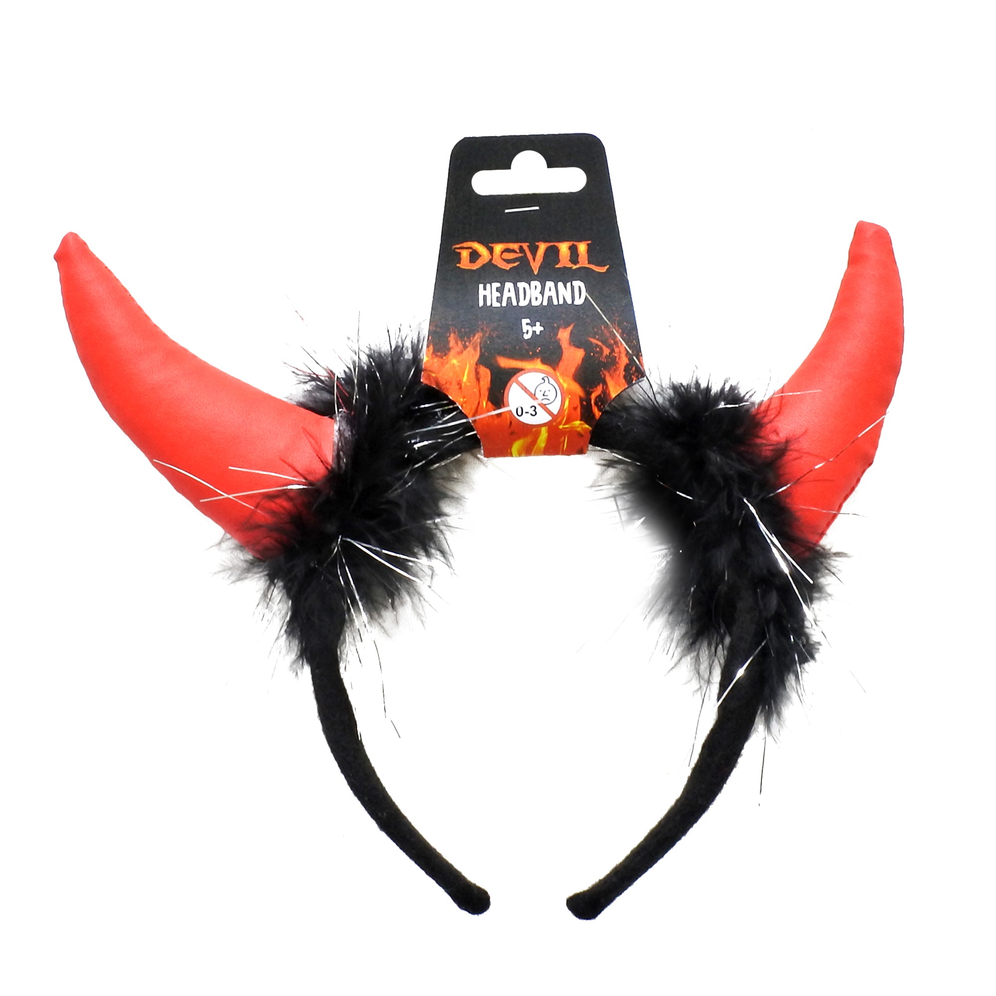 Devil Headband Leather Horn Red – Itsy Bitsy