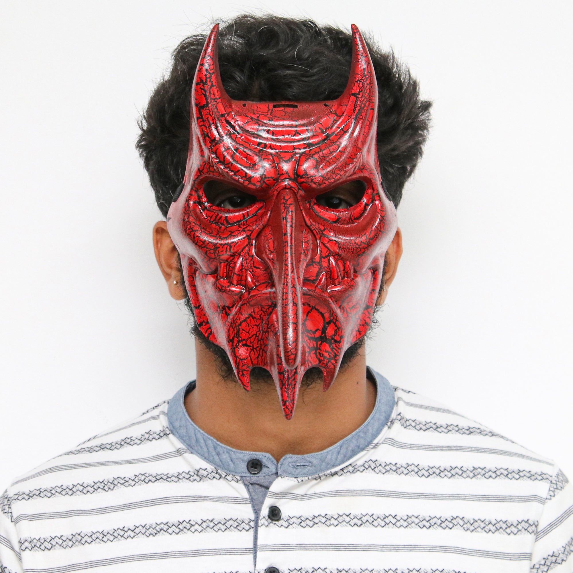Long Nose Red Devil Mask